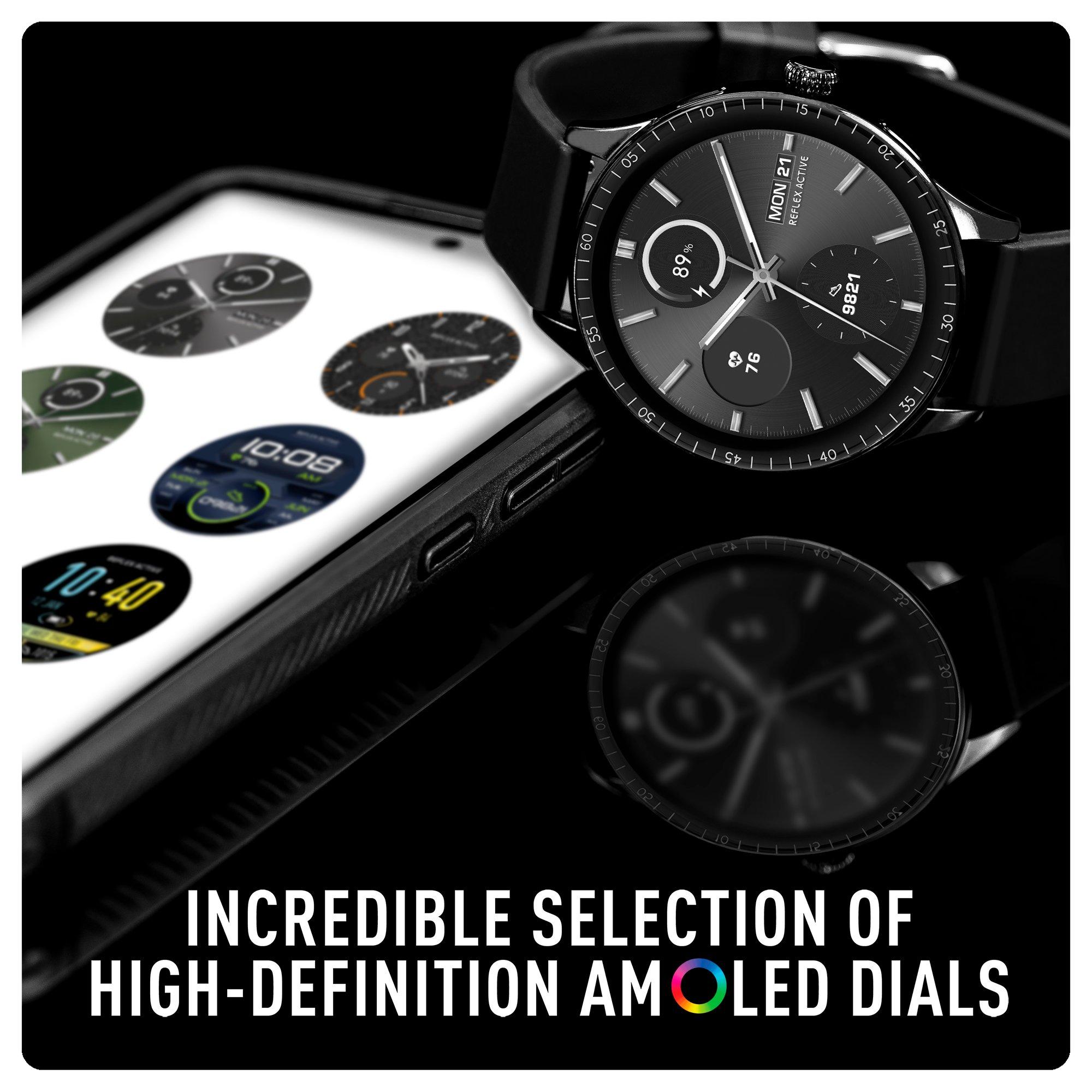 Black - Reflex Active - Reflex Active Spectra AMOLED Calling Smart Watch - 4