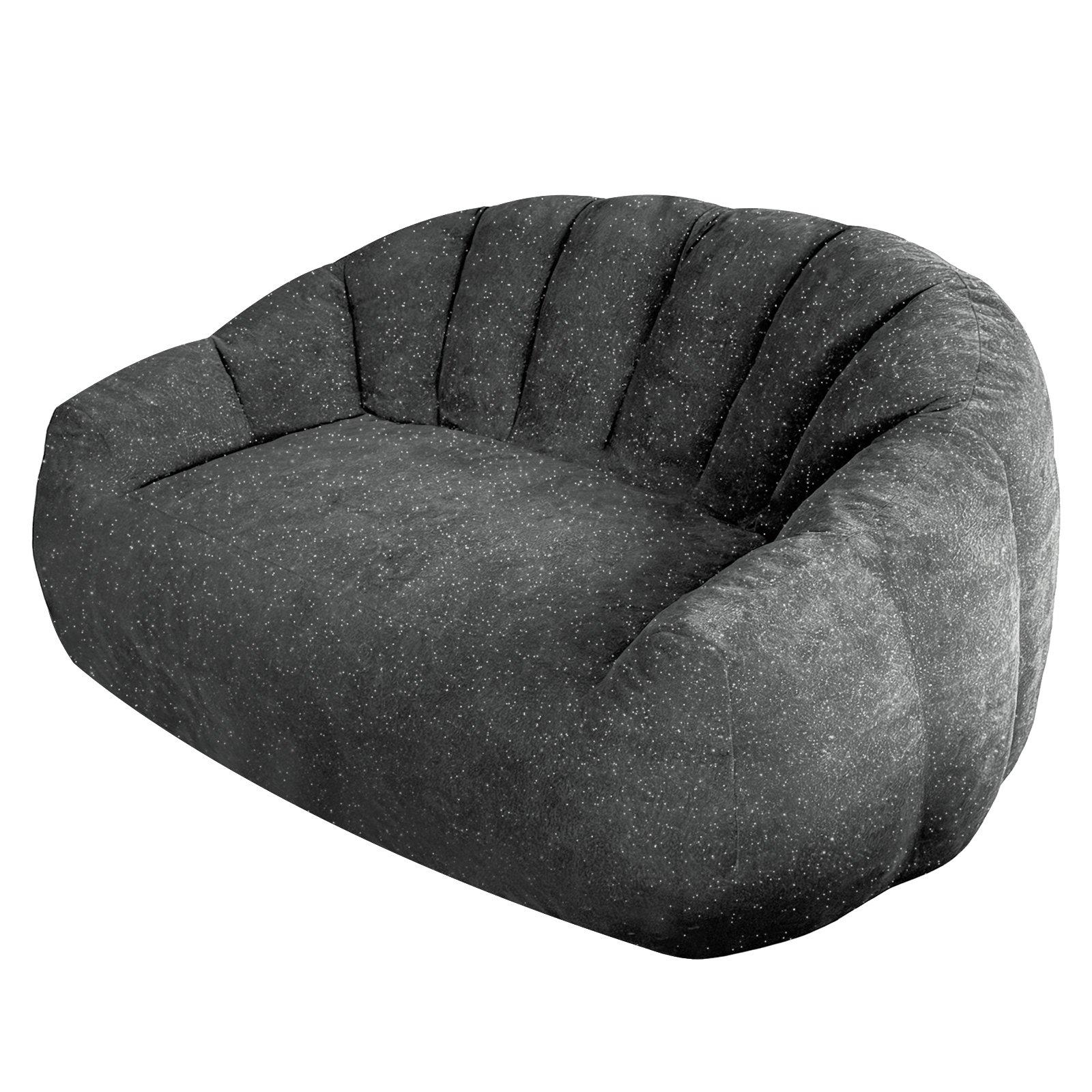 Gray - Urban Meuble - Premium Plush Bean Bag Sofa - 12