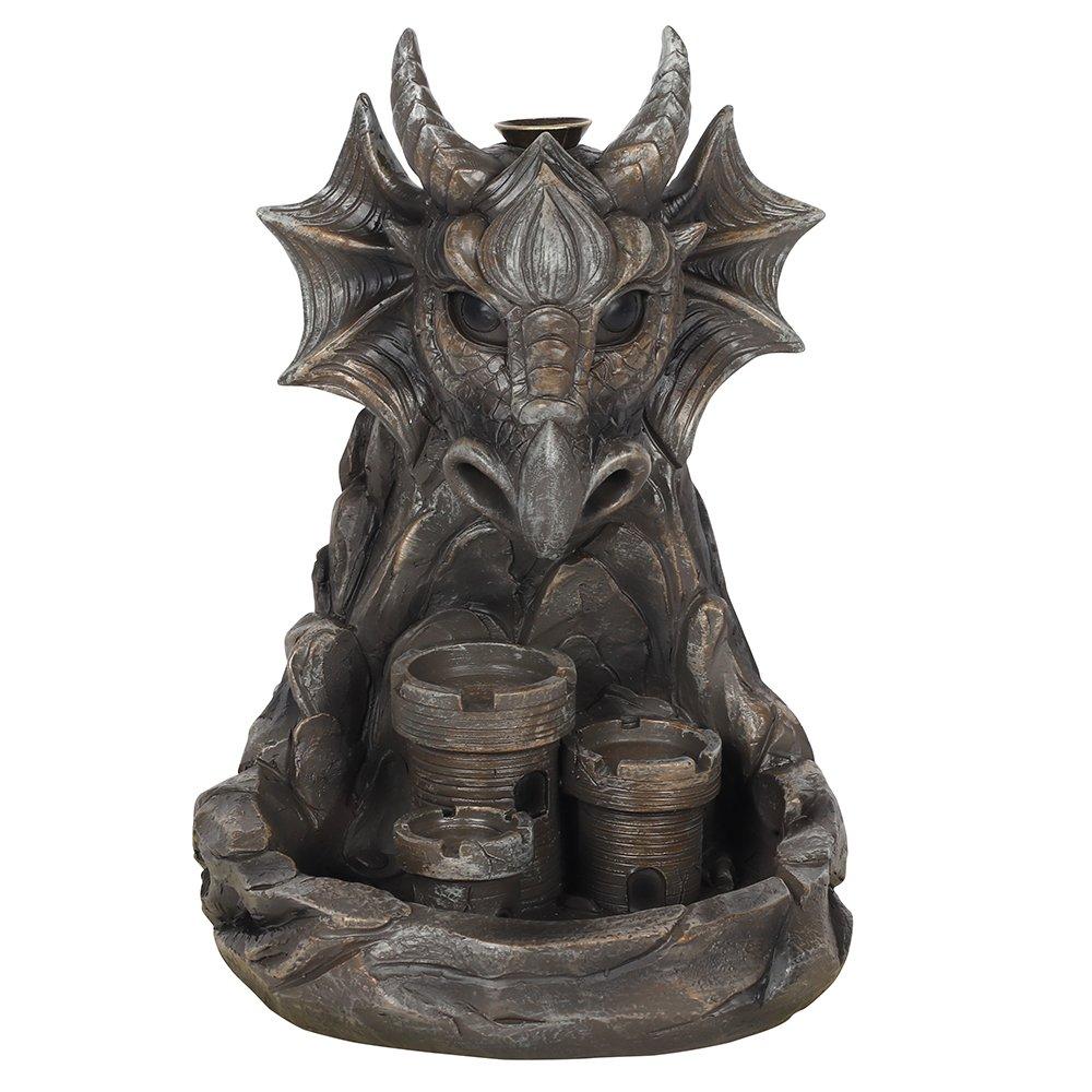 Grey & Silver - Something Different - Grey Dragon Backflow Incense Burner - 2