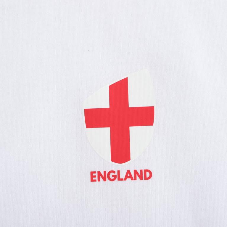 Angleterre - Rugby World Cup - the future is ours graphic back print stripe t-shirt in black - 4