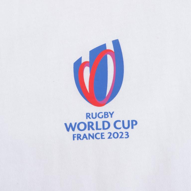 Angleterre - Rugby World Cup - the future is ours graphic back print stripe t-shirt in black - 5