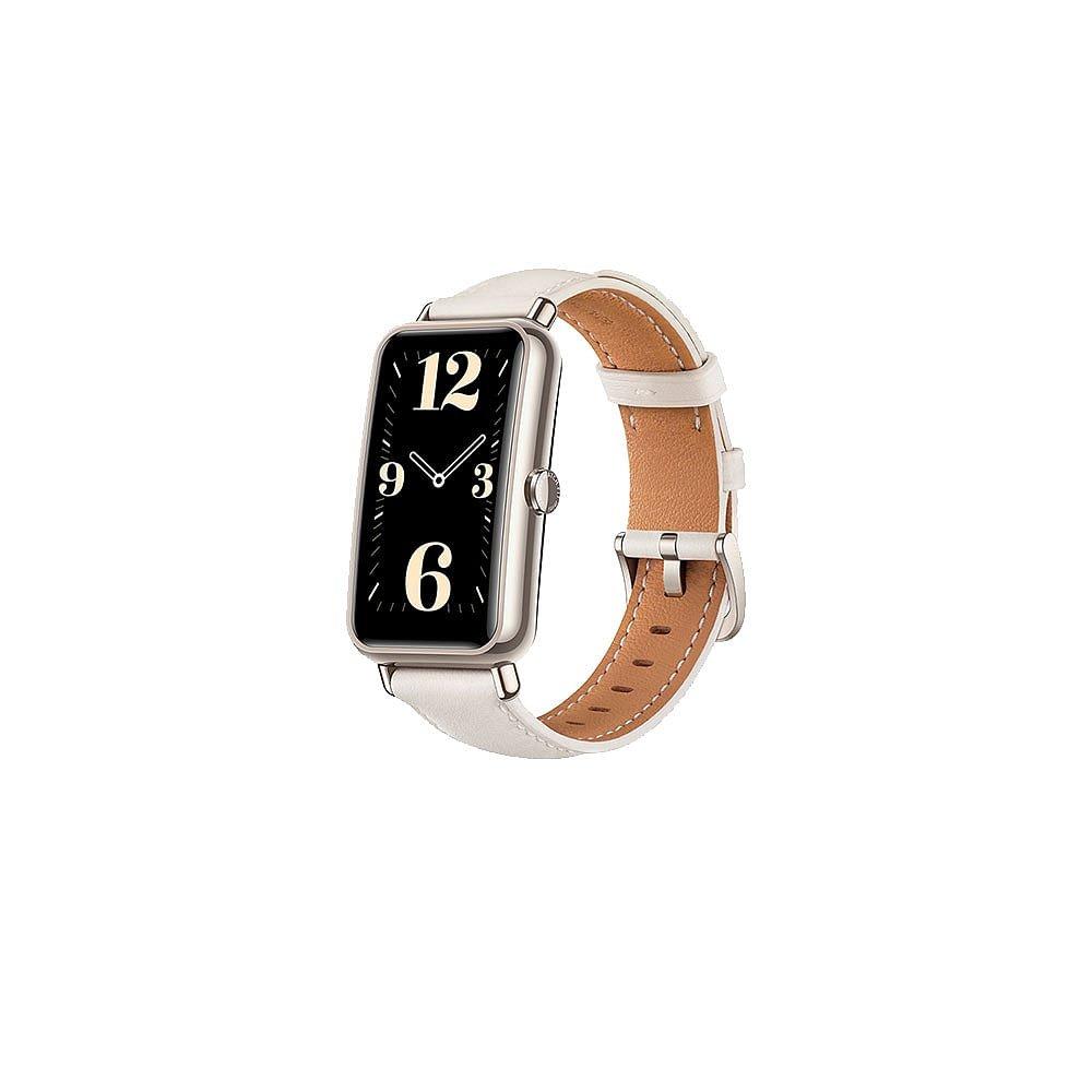 Huawei HUAWEI WATCH FIT mini GoldFrosty White Strap - Electronics