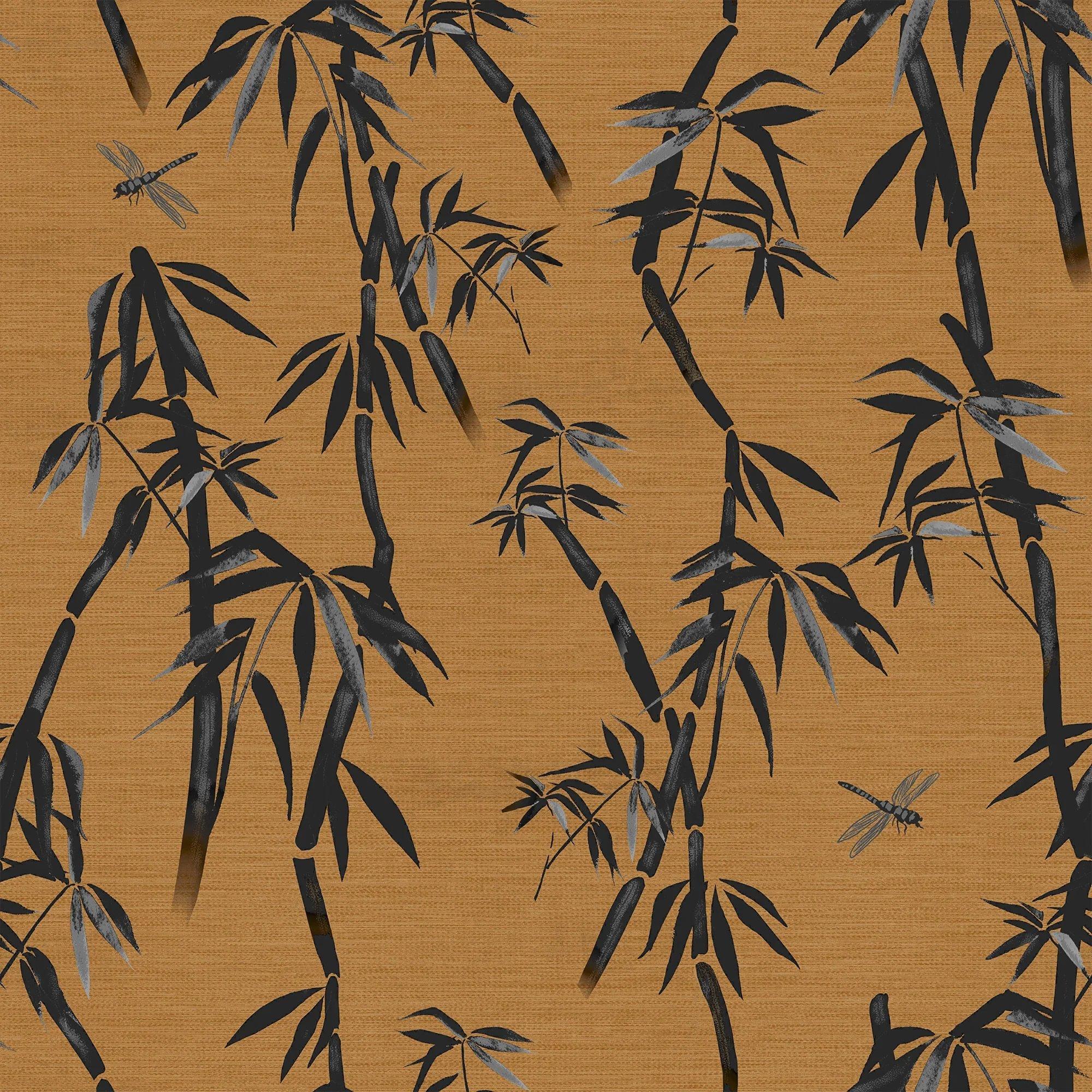 Noir - Rockett St George - Wham Bamboo Sage Green Wallpaper - 1