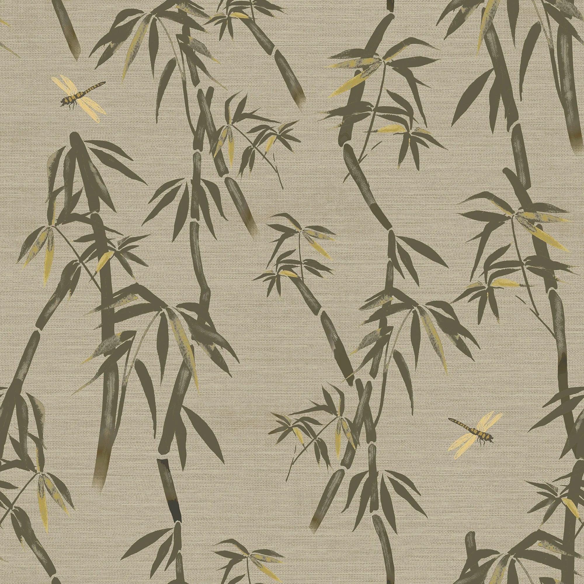 Wham Bamboo Sage Green Wallpaper
