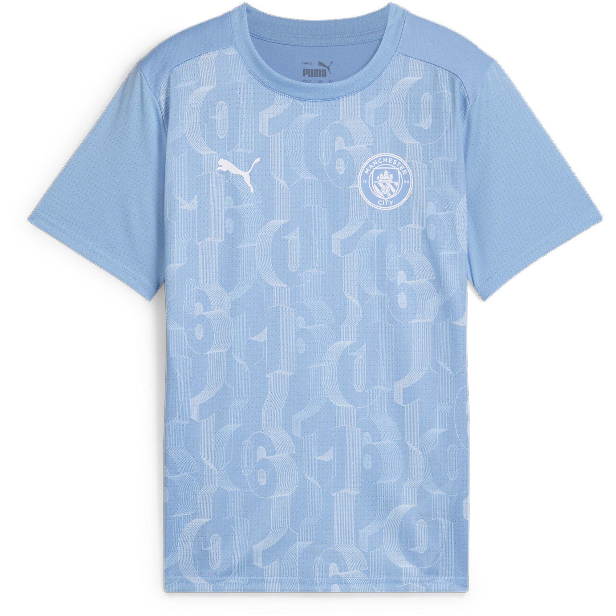 Blue - Puma - Manchester City Prematch Shirt 2024 2025 Junior - 1