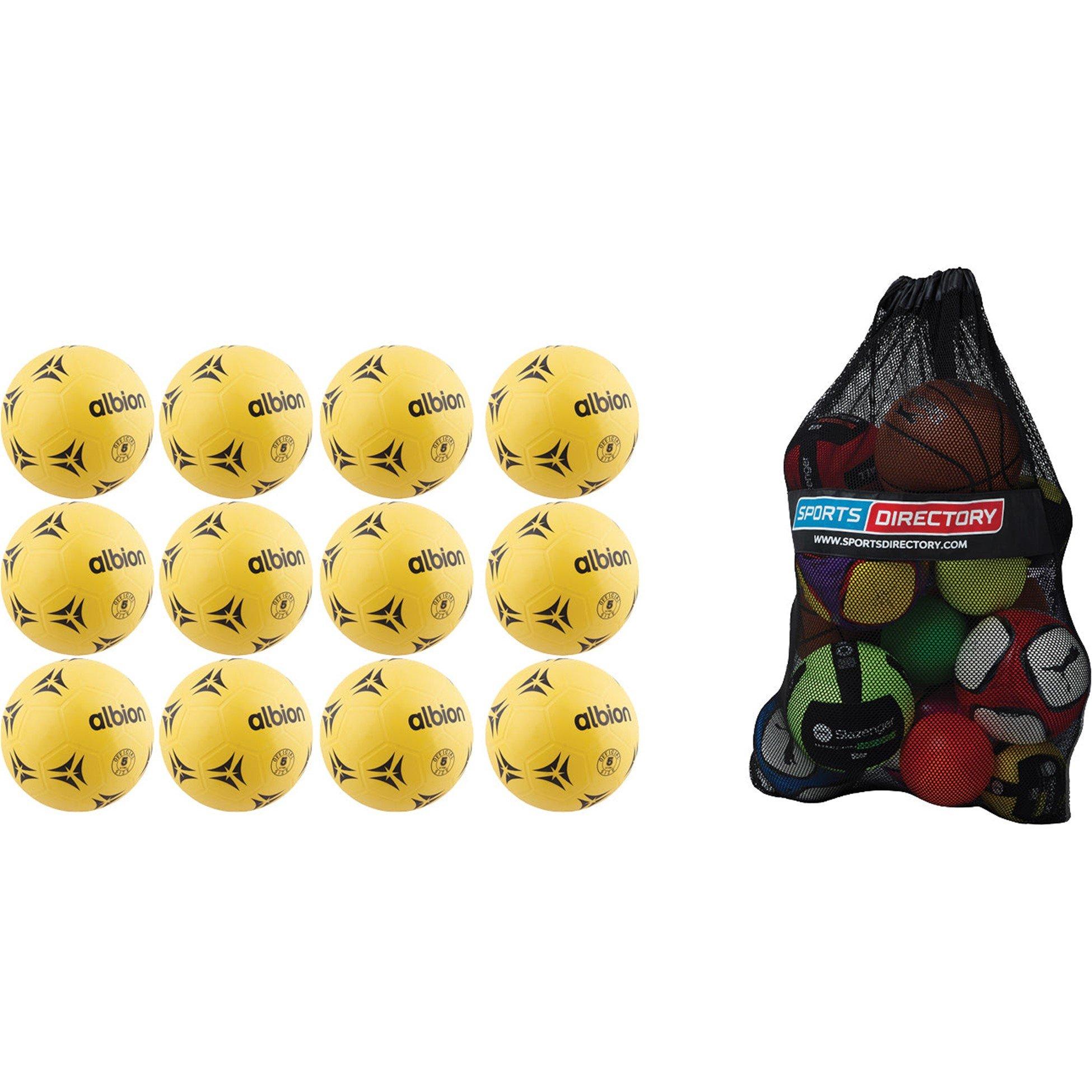 Neutral - Sports Directory - Plastic Footballs - Pack of 12 - 3