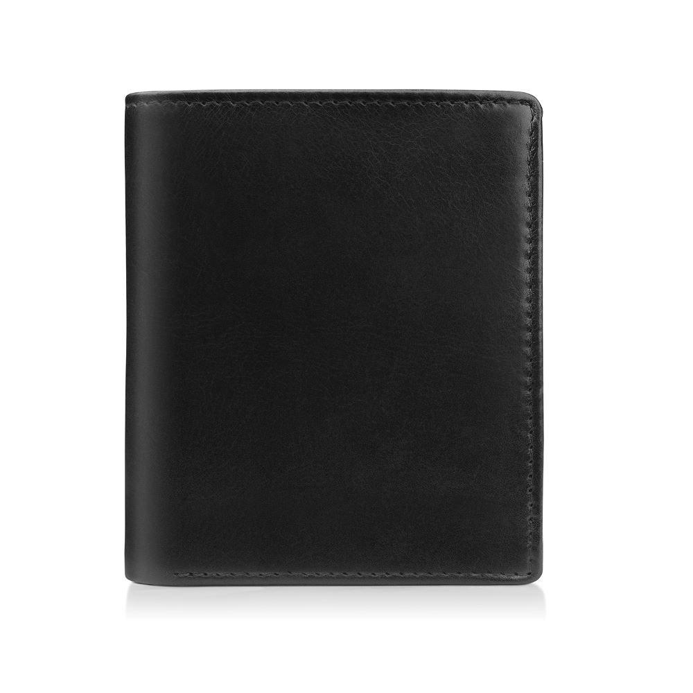 Primehide Leather Men's Tuscan ’S Bifold Wallet - Black - 10.5 x 9.5