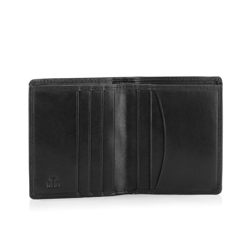 Black - PRIMEHIDE Leather - Tuscan Men’s Bifold Wallet - 4