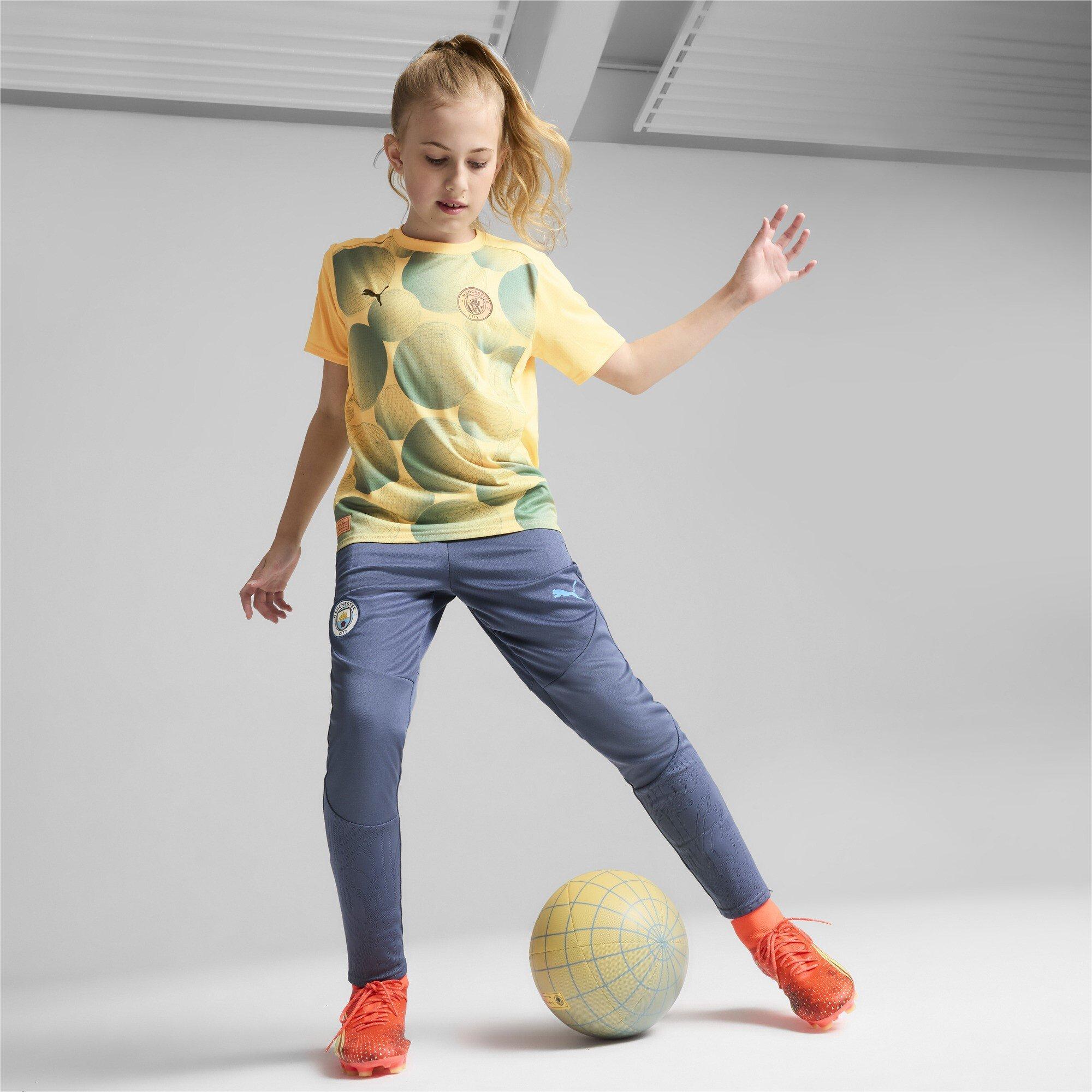 Beige - Puma - MCFC Prematch Licensed Short-Sleeve T-Shirt - 4