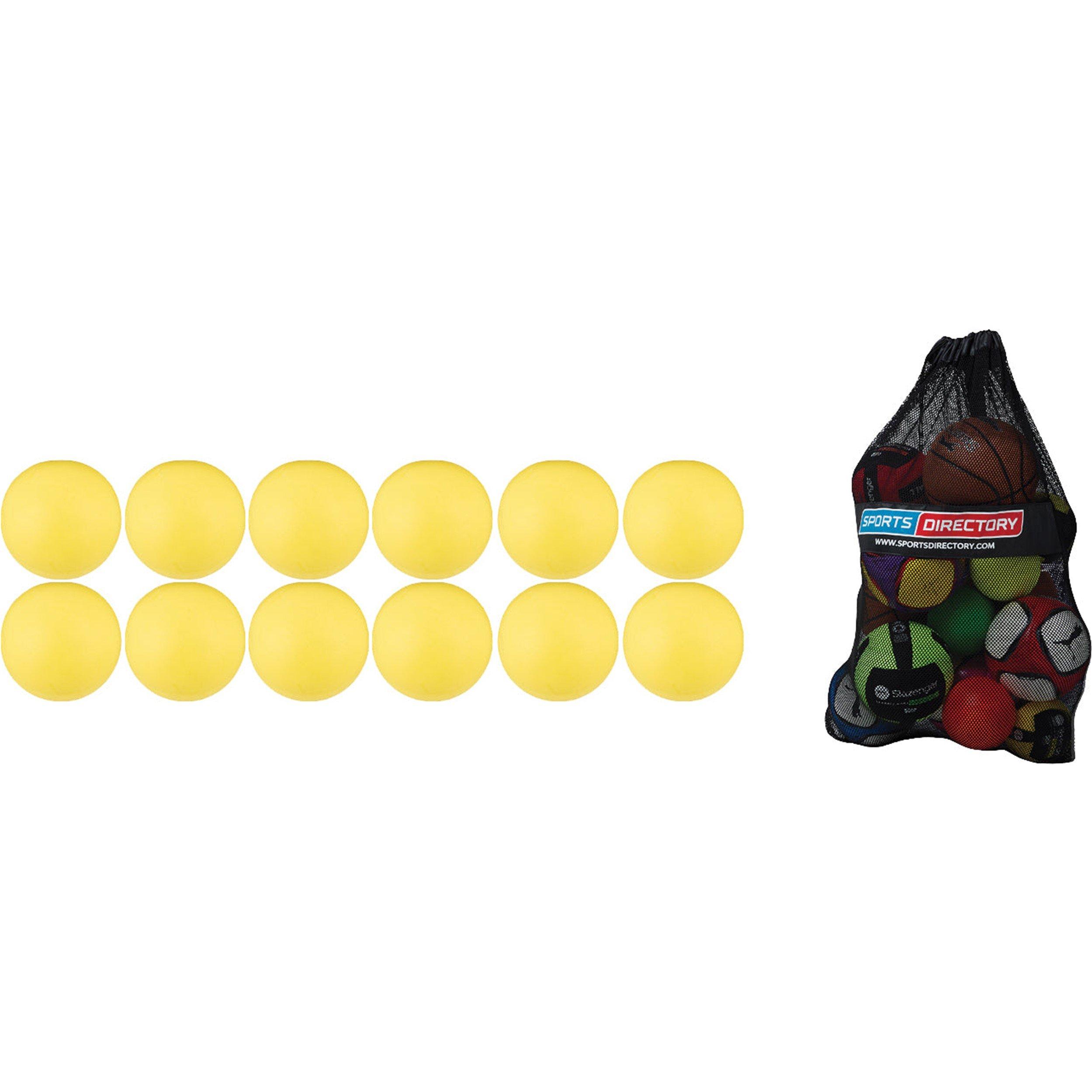 Neutral - Sports Directory - 20cm Foam Sponge Balls - Pack of 12 - 4