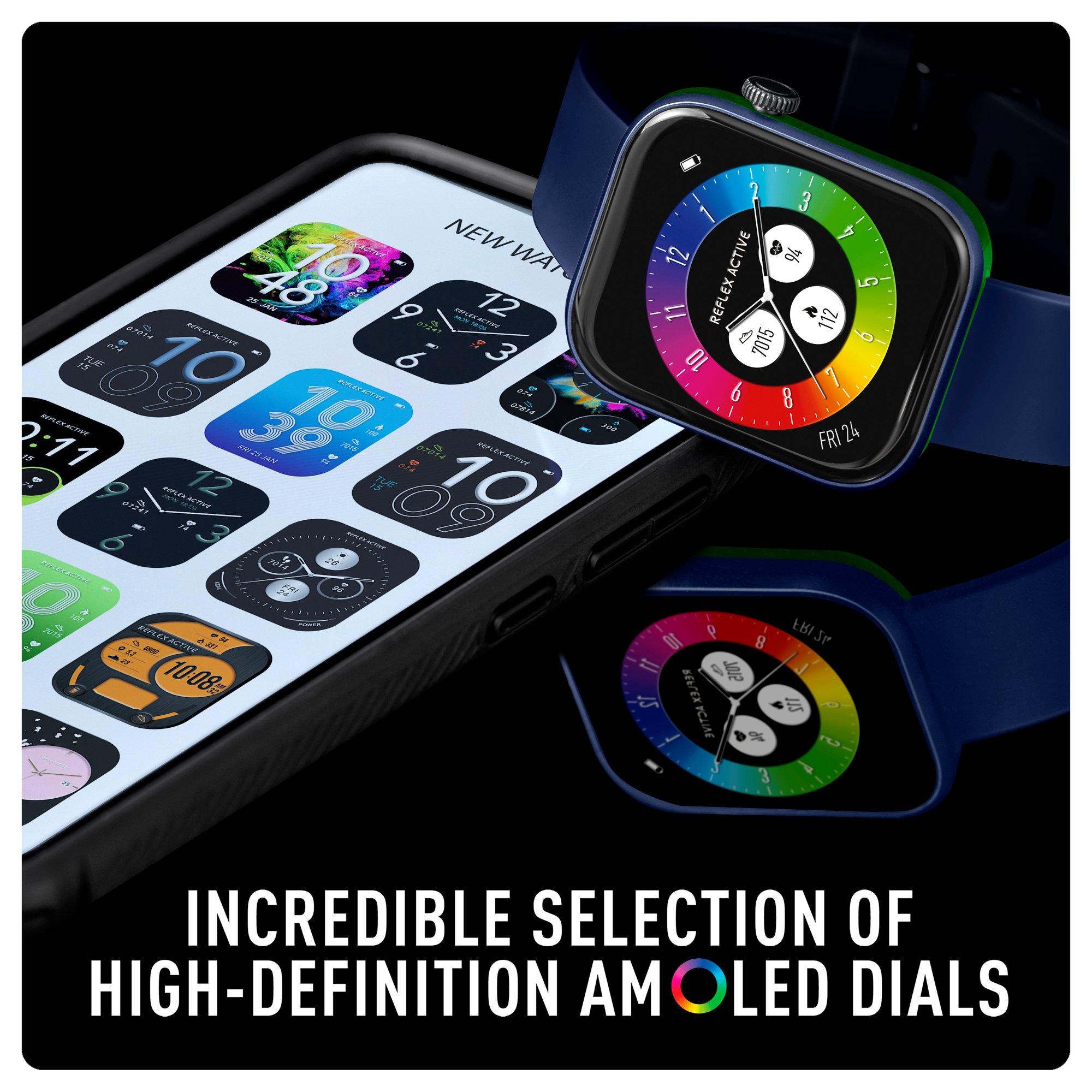 Navy - Reflex Active - Reflex Active Spectra AMOLED Calling Smart Watch - 5