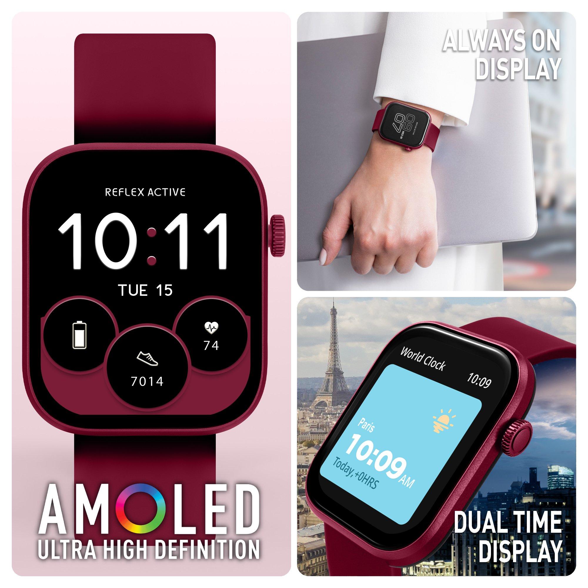 Red - Reflex Active - Reflex Active Spectra AMOLED Calling Smart Watch - 2