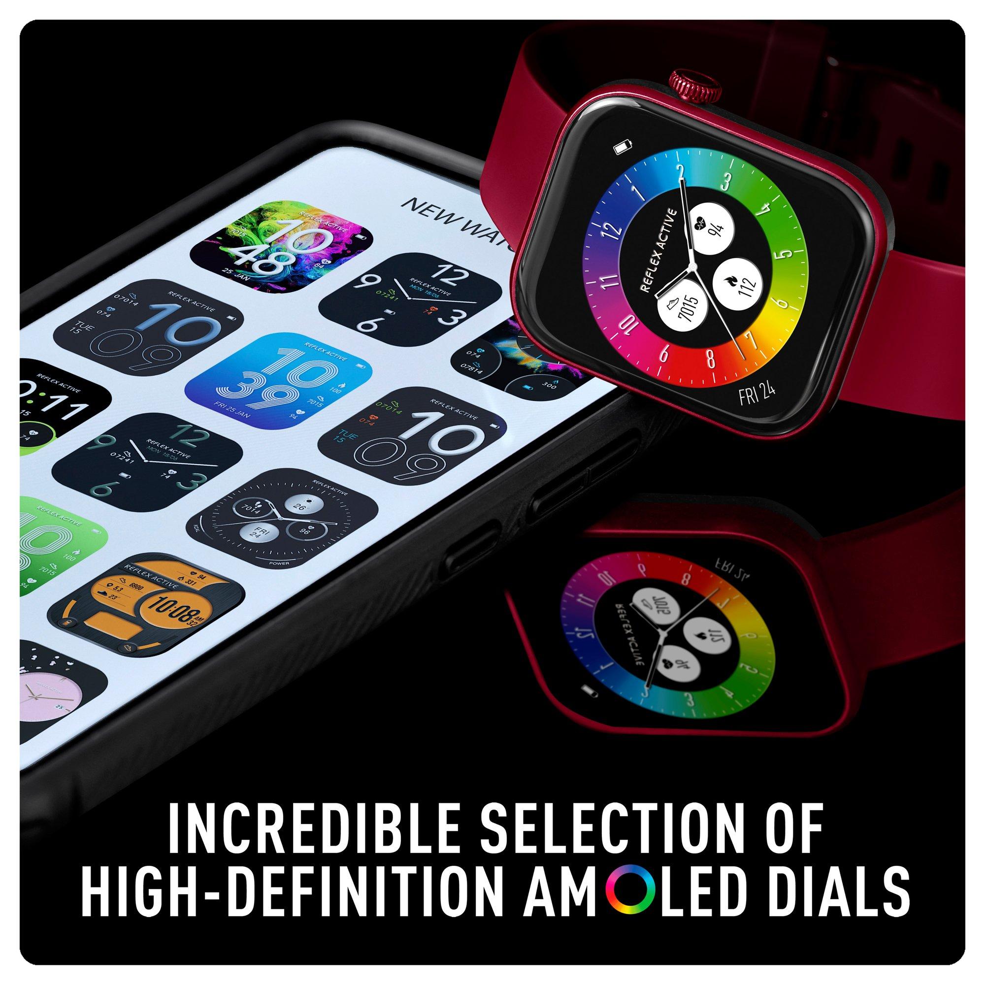 Red - Reflex Active - Reflex Active Spectra AMOLED Calling Smart Watch - 5