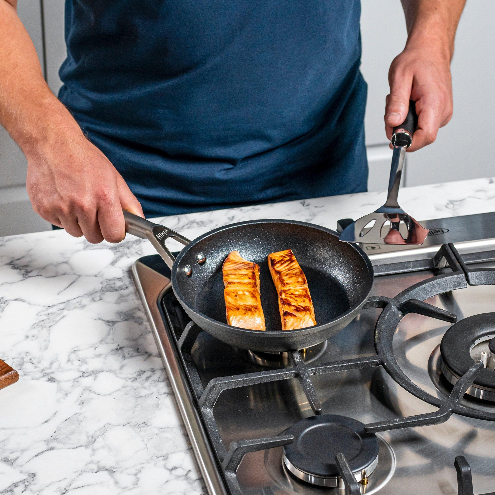 Grey - Ninja - Ninja Foodi ZEROSTICK 28cm Frying Pan - C30028UK - 5