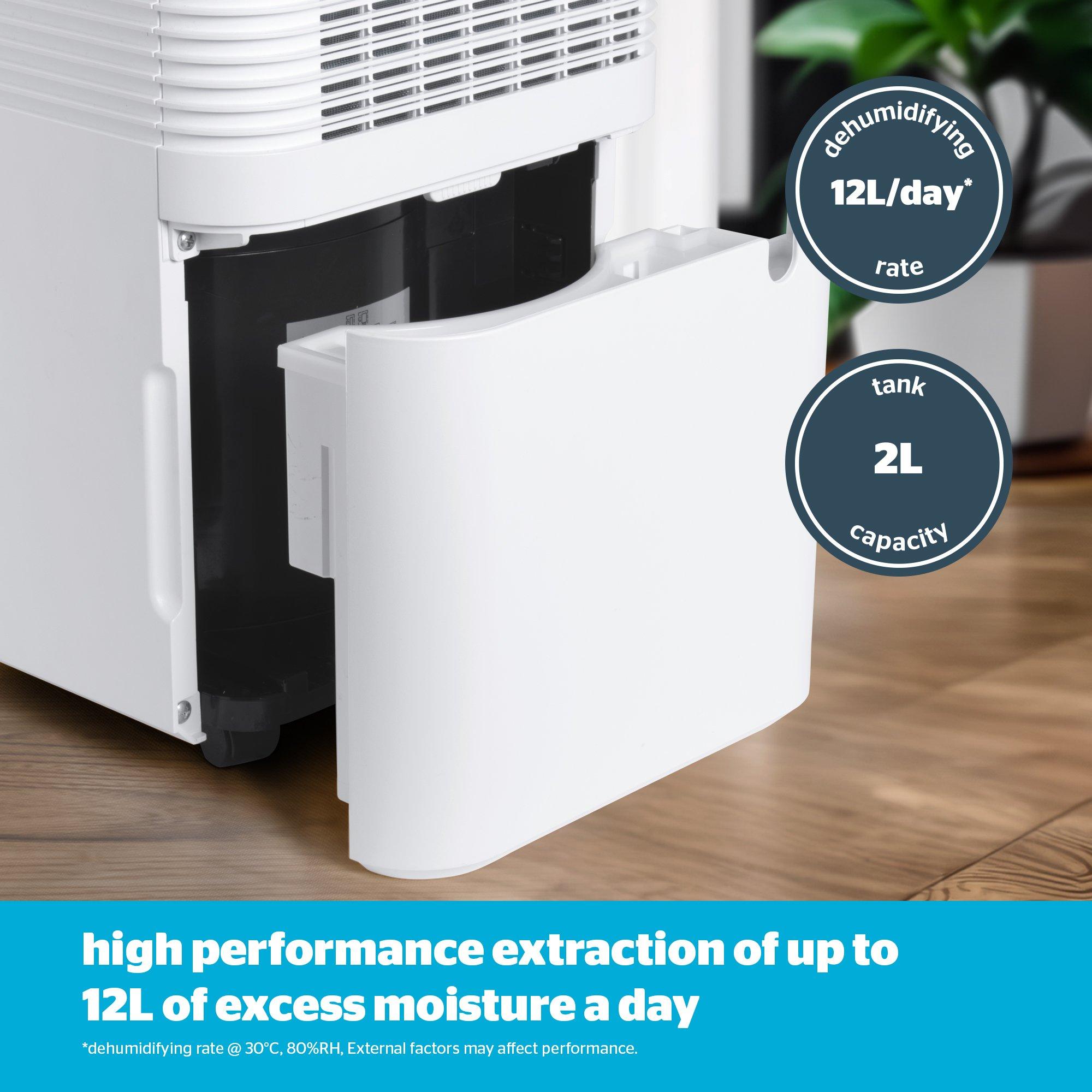 White - Silentnight - Dehumidifer 1200 - 5