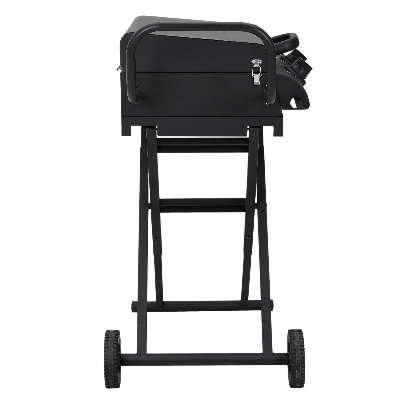 Black - Breeins - Foldable Portable Gas Griddle Grill - 5