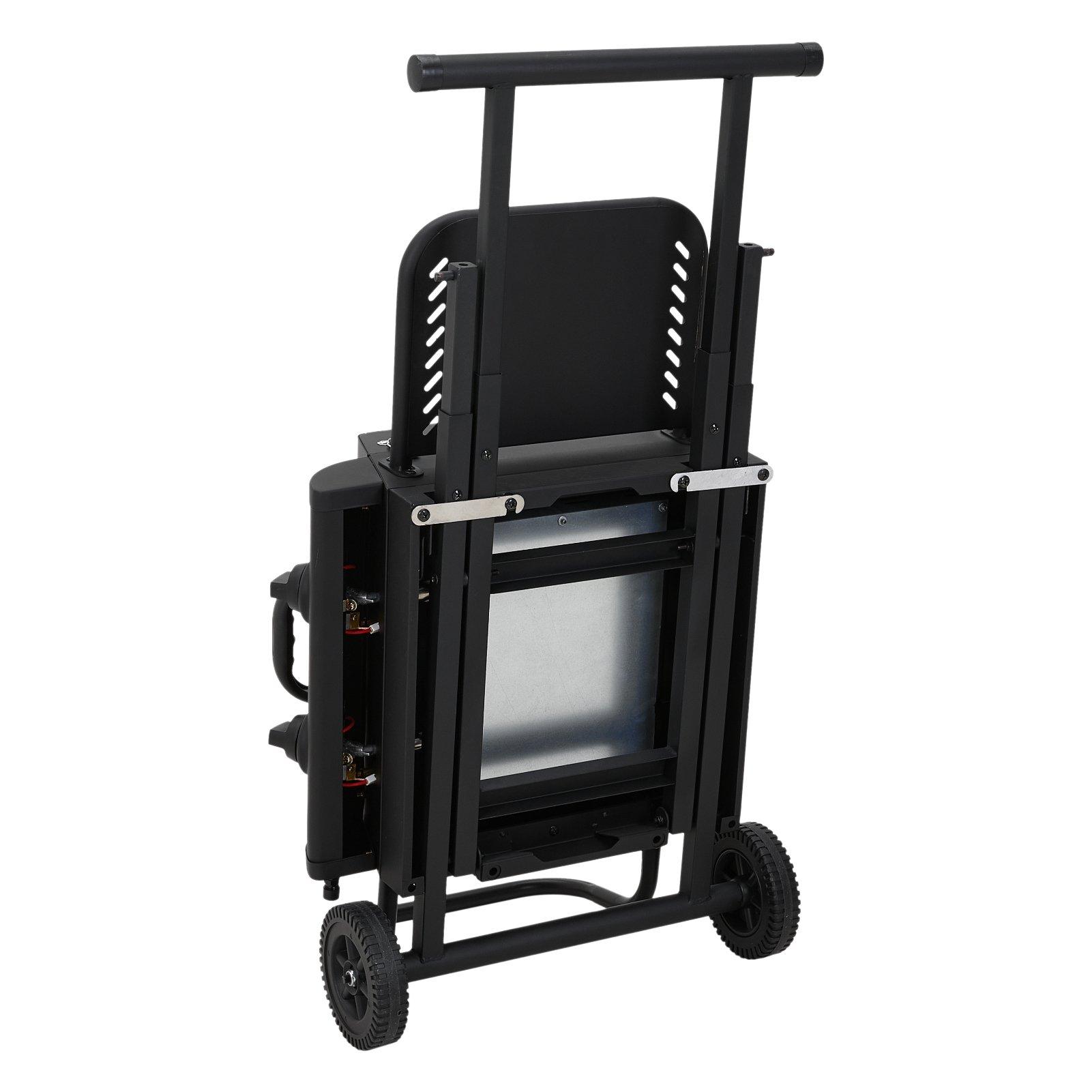 Black - Breeins - Foldable Portable Gas Griddle Grill - 7