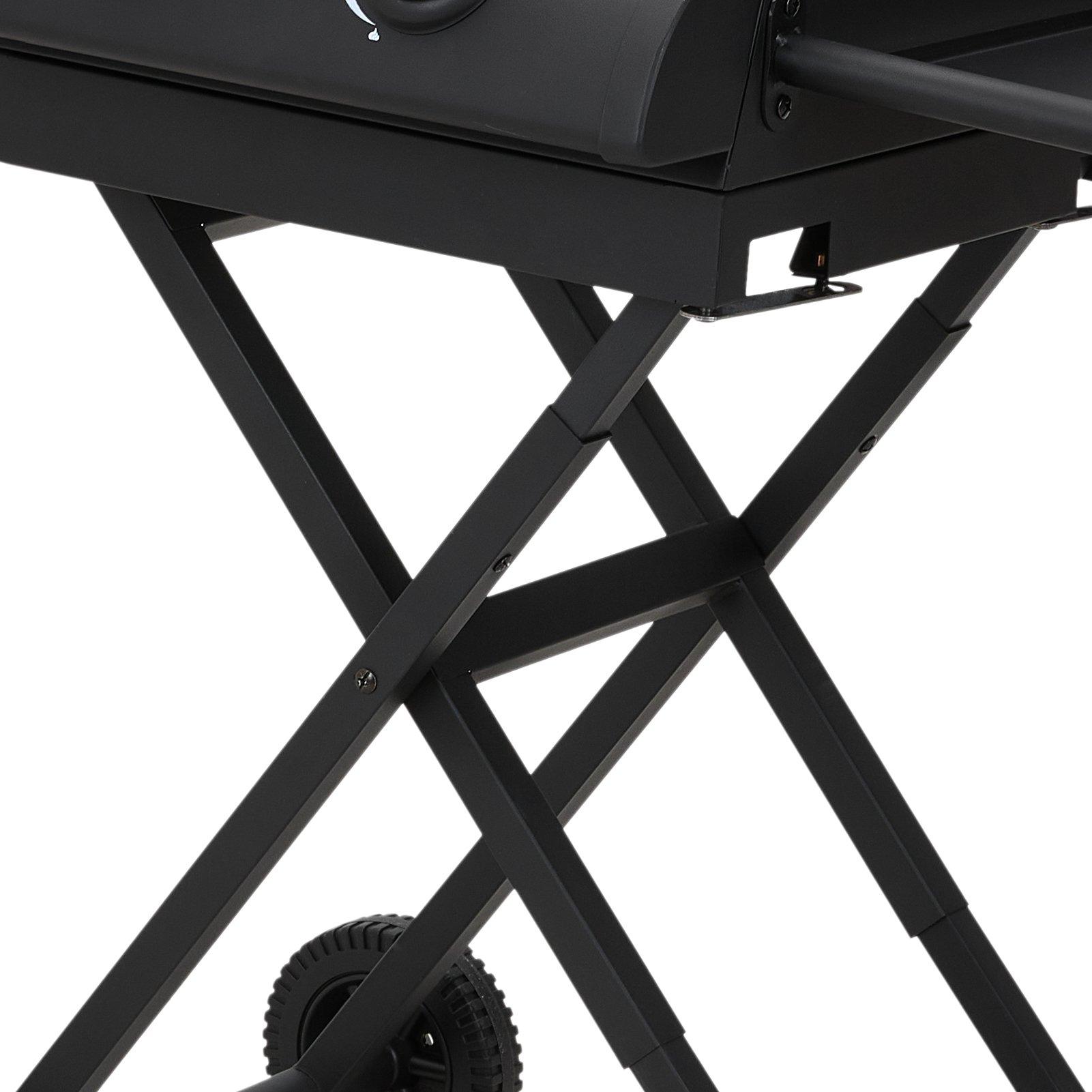 Black - Breeins - Foldable Portable Gas Griddle Grill - 9