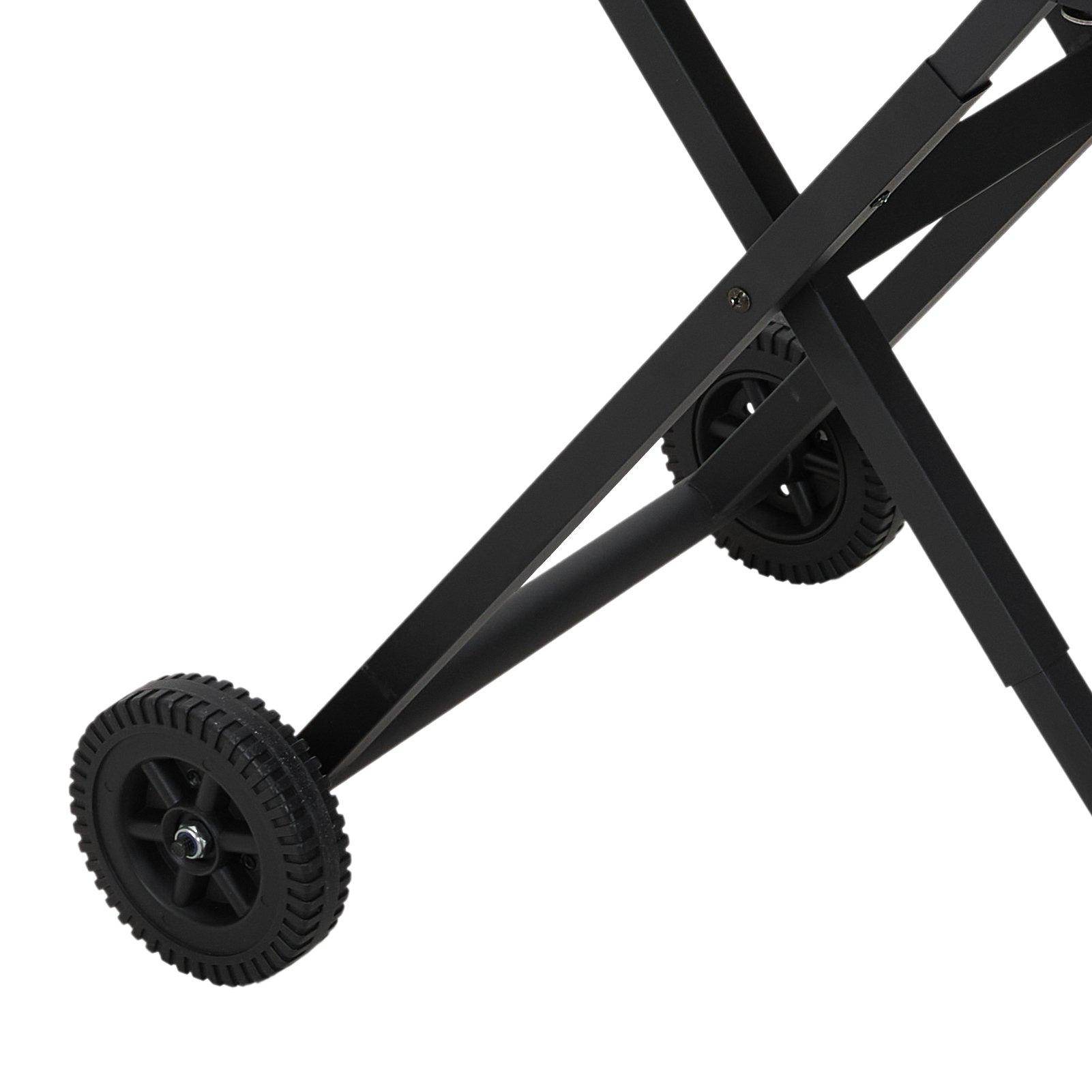 Black - Breeins - Foldable Portable Gas Griddle Grill - 10