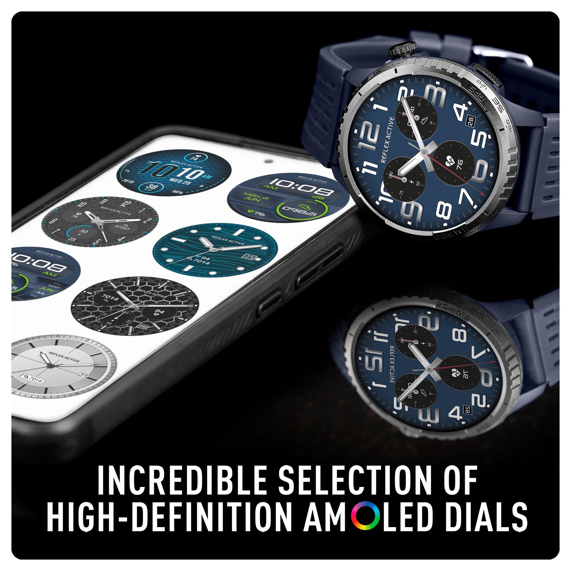 Blue - Reflex Active - Reflex Active Sea Venture AMOLED GPS Smart Watch - 4