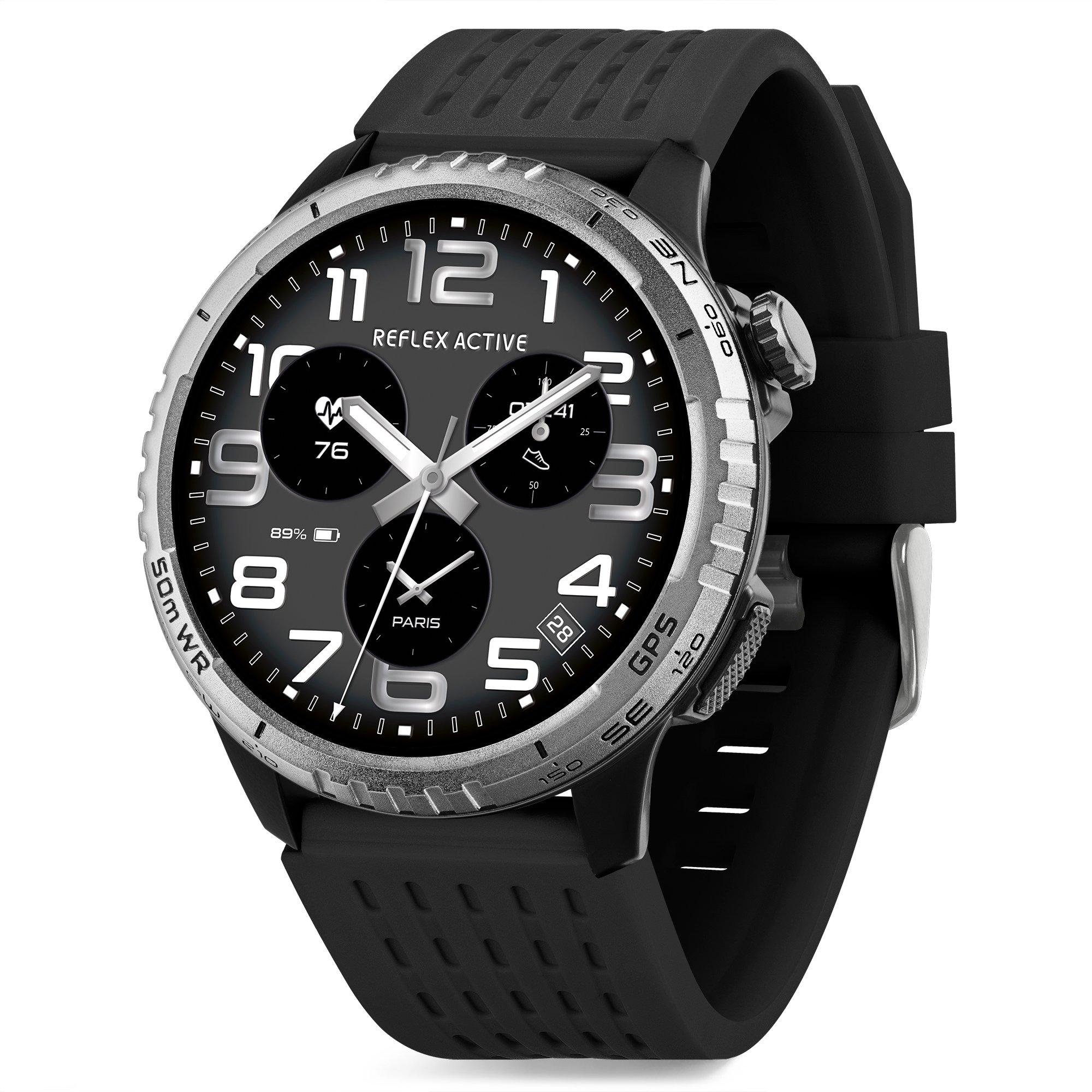Reflex Active  Sea Venture Amoled Gps Smart Watch - Black