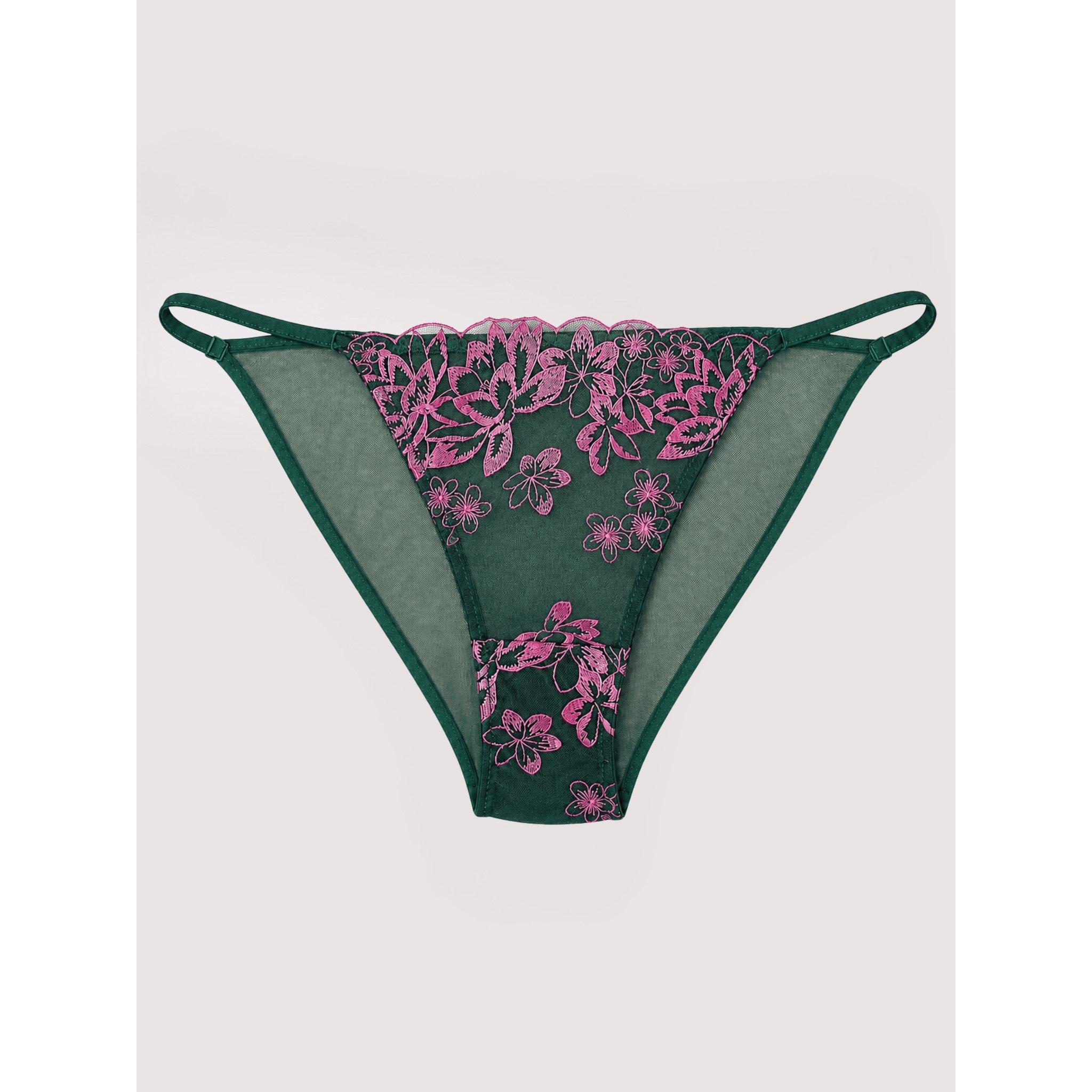 Green & Pink - Playful Promises - Ada Blossom Green & Pink Brief - 5