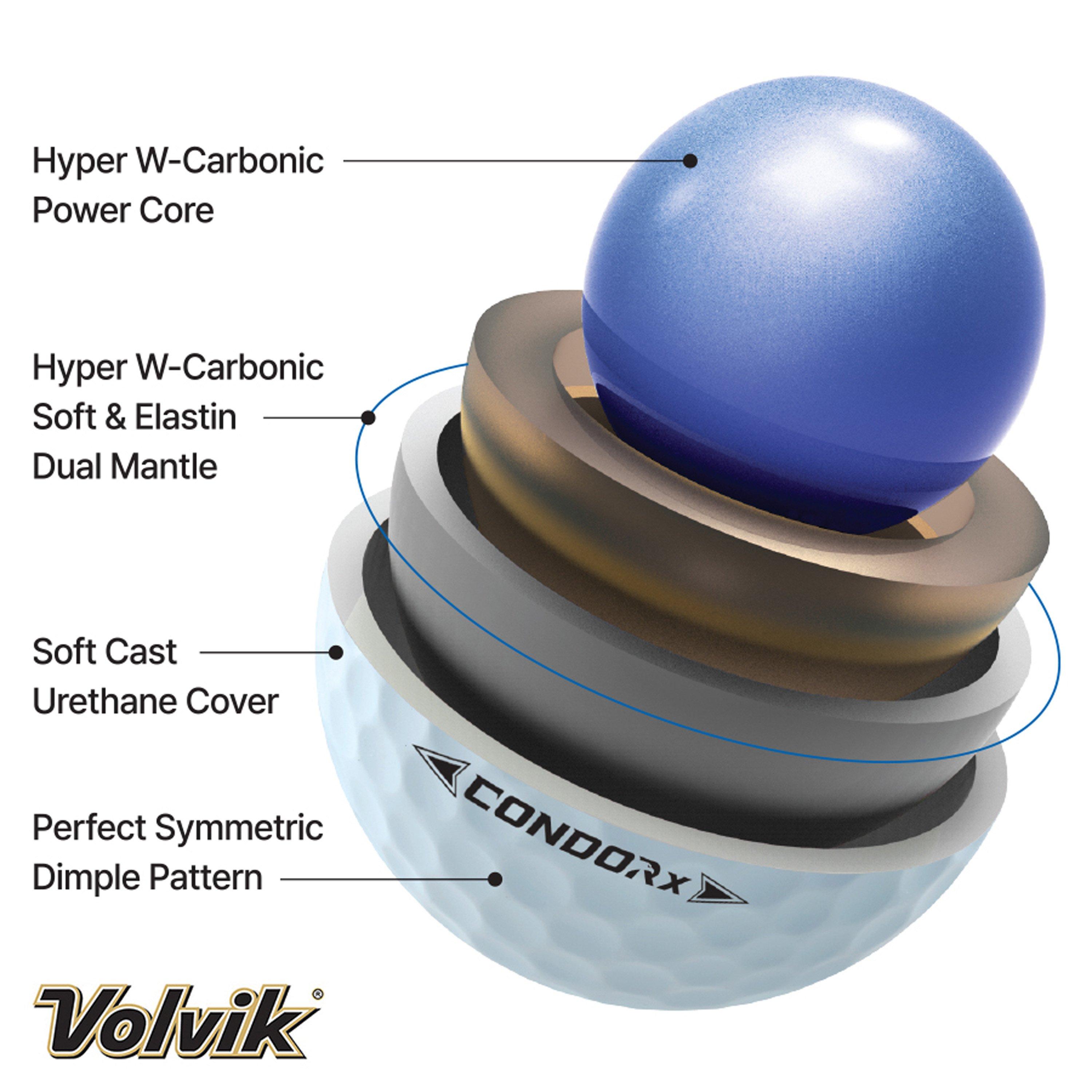 Condor S4 Tour - Volvik - Volvik Condor S4 Tour Golf Balls - 2