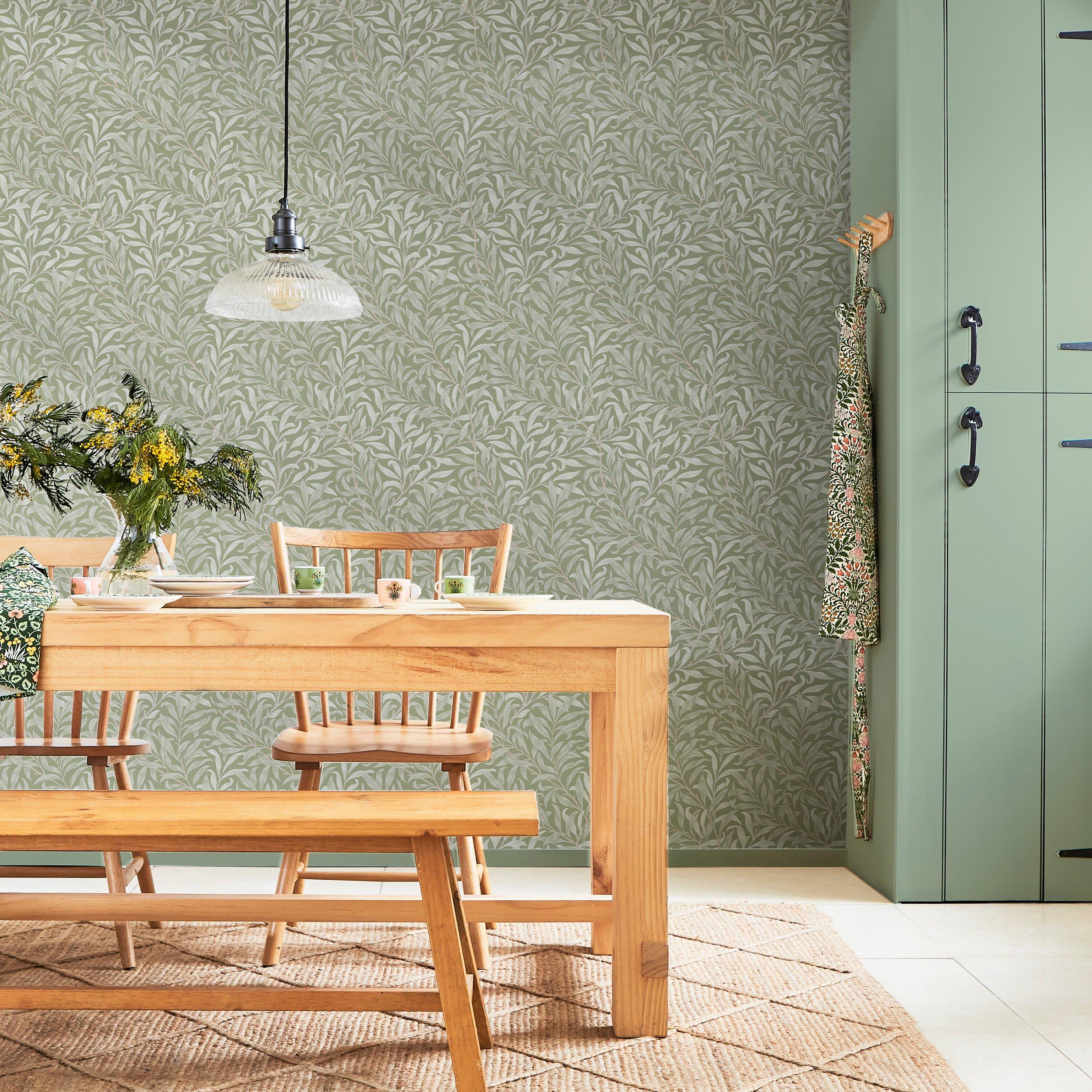 Sage - William Morris at Home - William Morris at Home Willow Bough Sage Wallpaper - 1