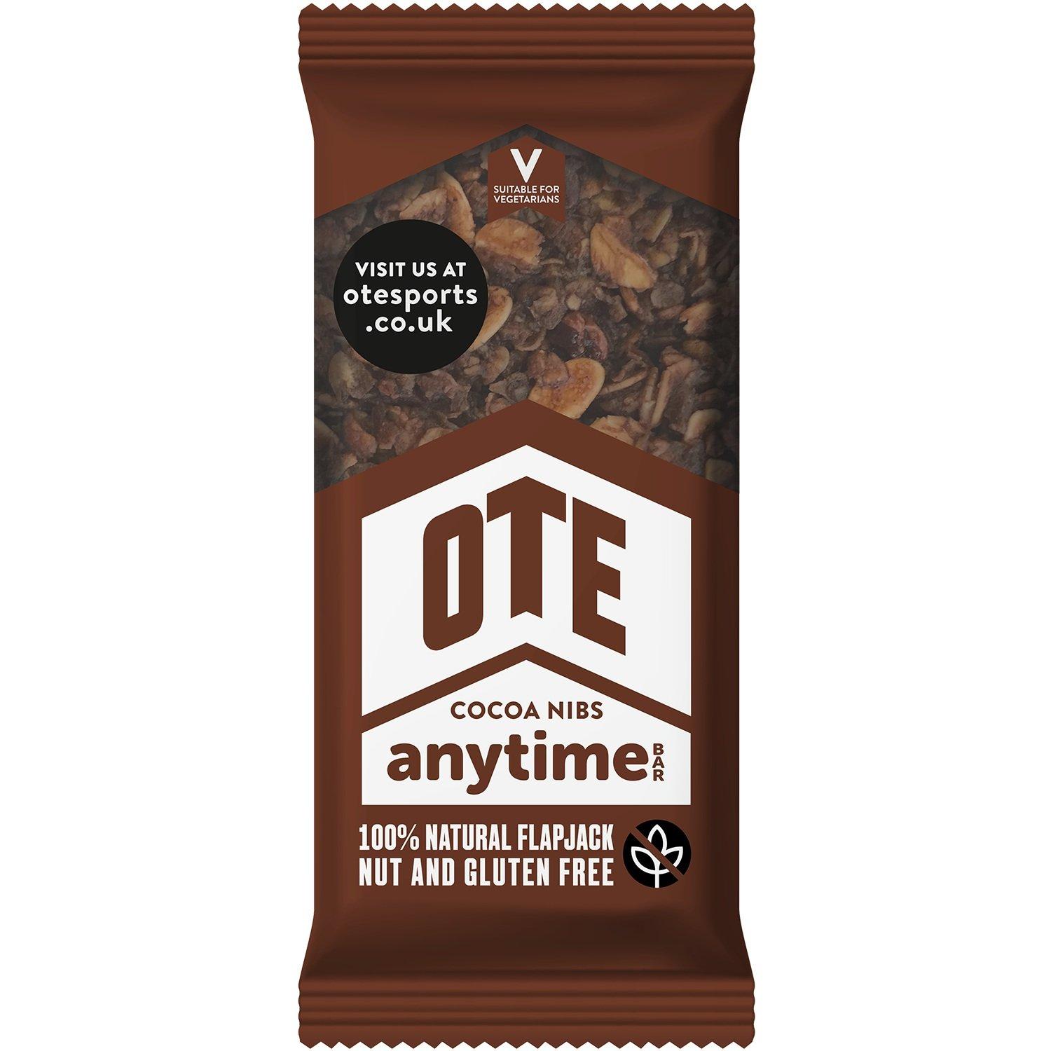 Ote  Anytime Bar (16 X 62G) - Cocoa Nibs - Box of 16