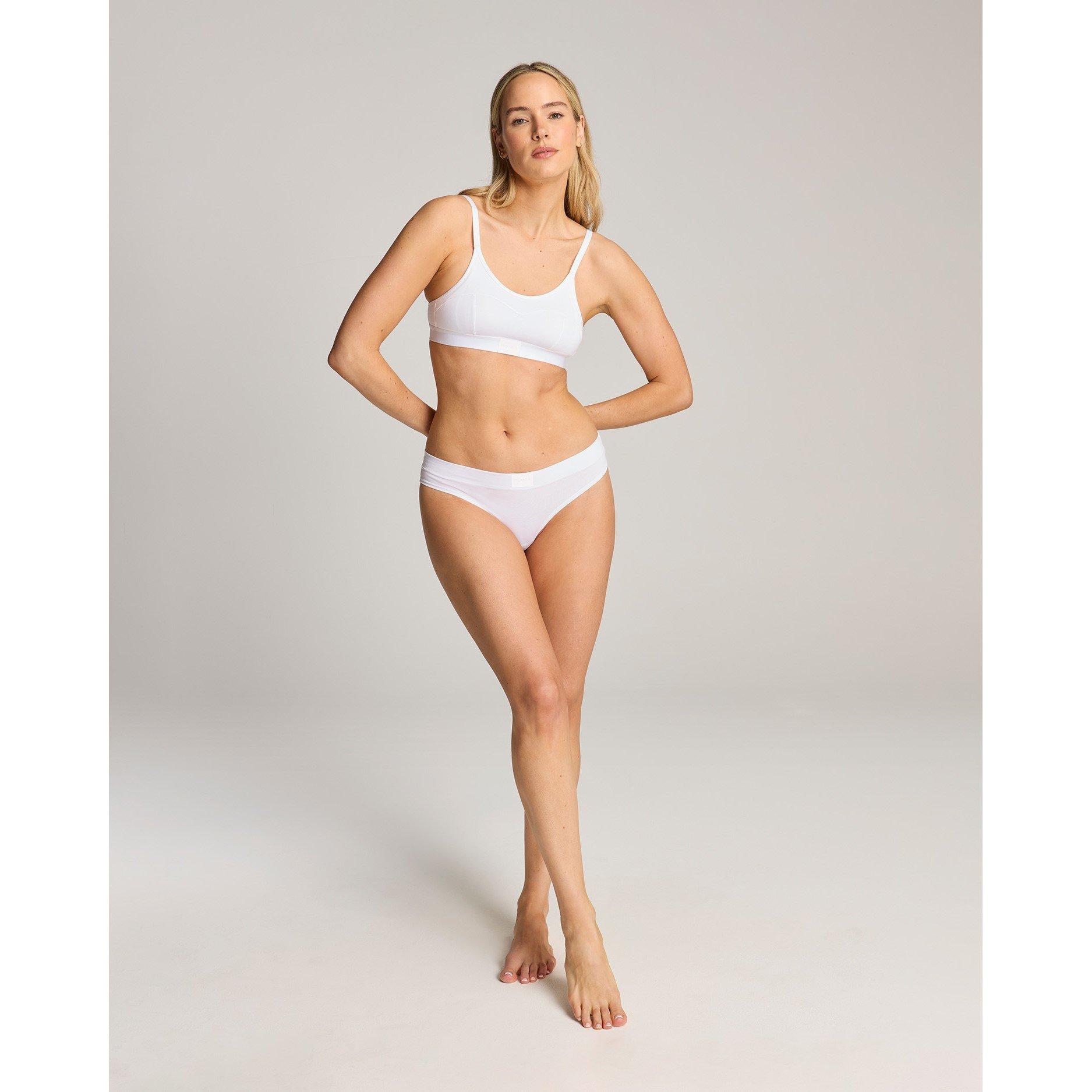 Black White & G - Nudea - Cotton Modal Dipped Thong 3 Pack - 2