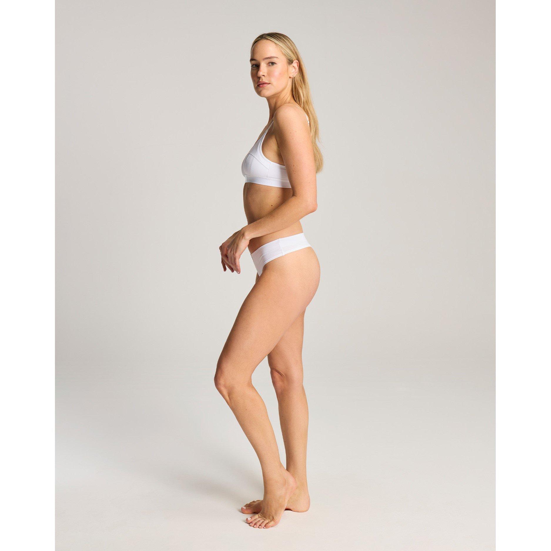 Black White & G - Nudea - Cotton Modal Dipped Thong 3 Pack - 4