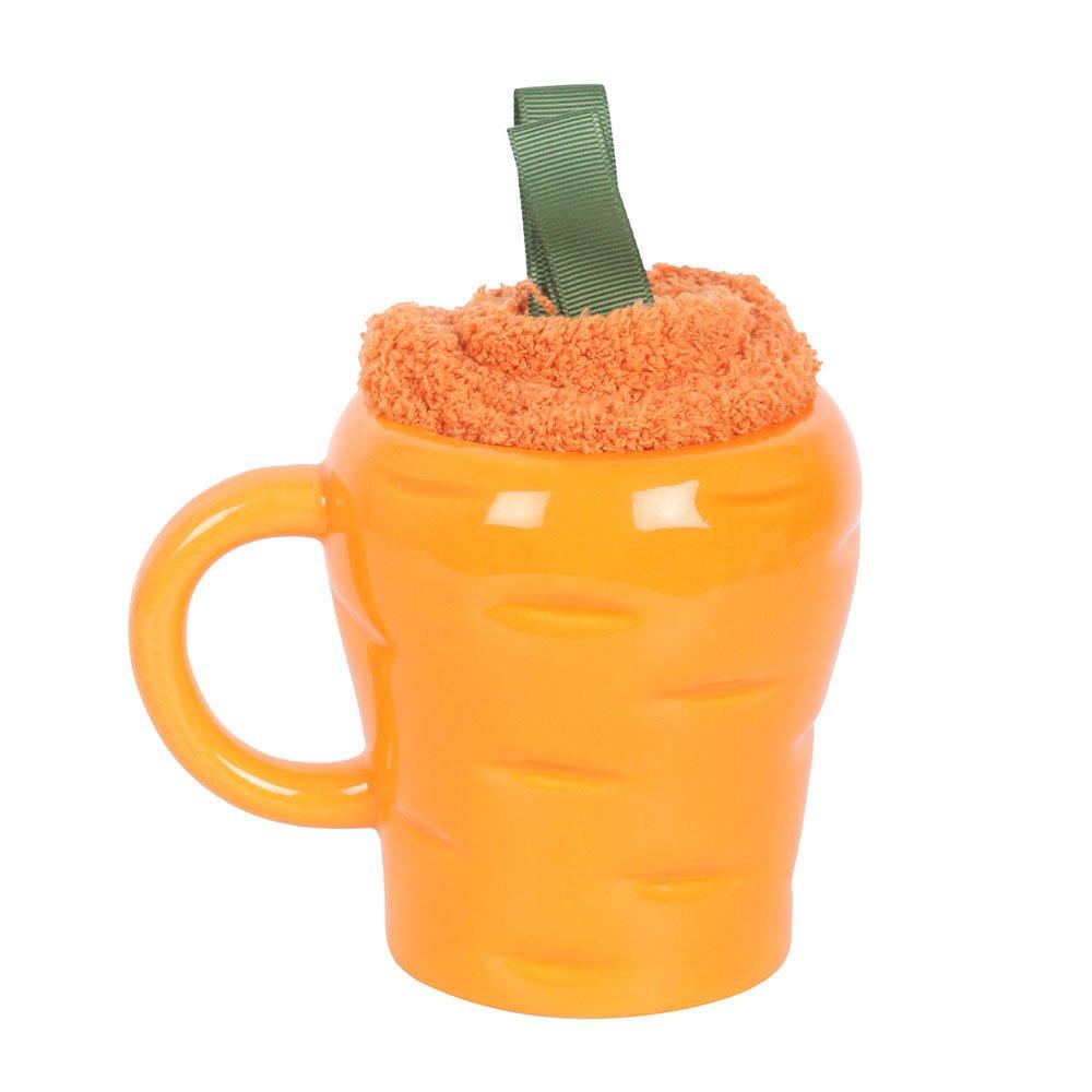 Orange - Something Different - Carrot Shaped Mug and Socks Set - 4