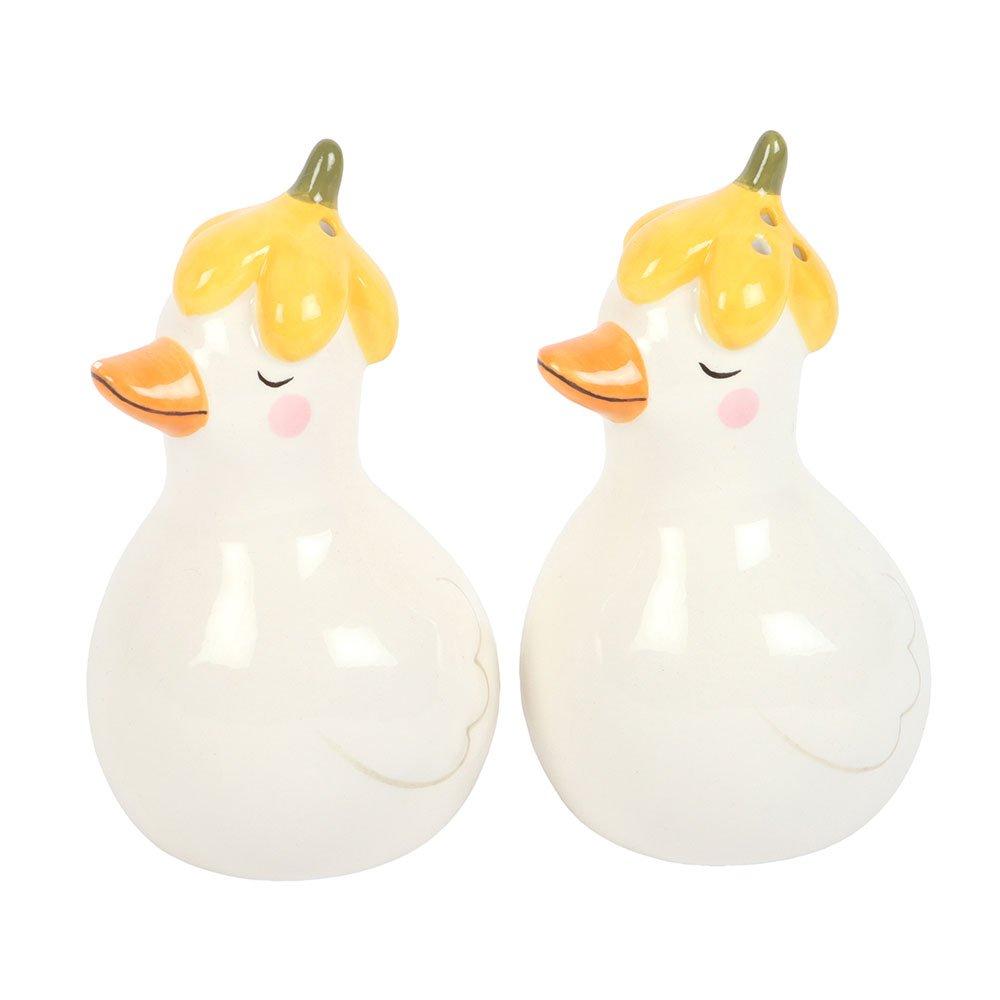 White - Something Different - Daisy & Duck Salt and Pepper Shakers - 2