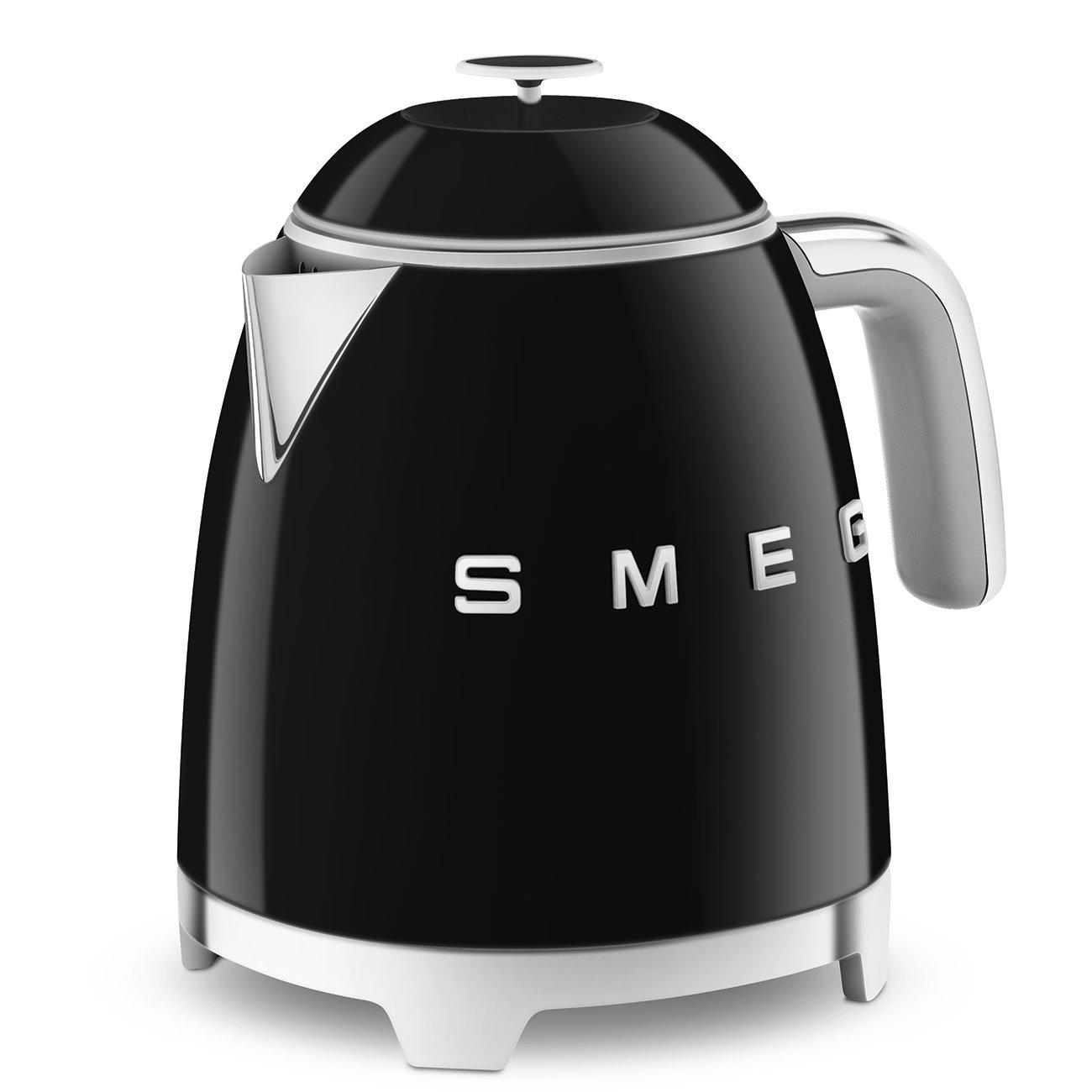 Black - Smeg - 50s Style Mini Kettle 0.8L - 2