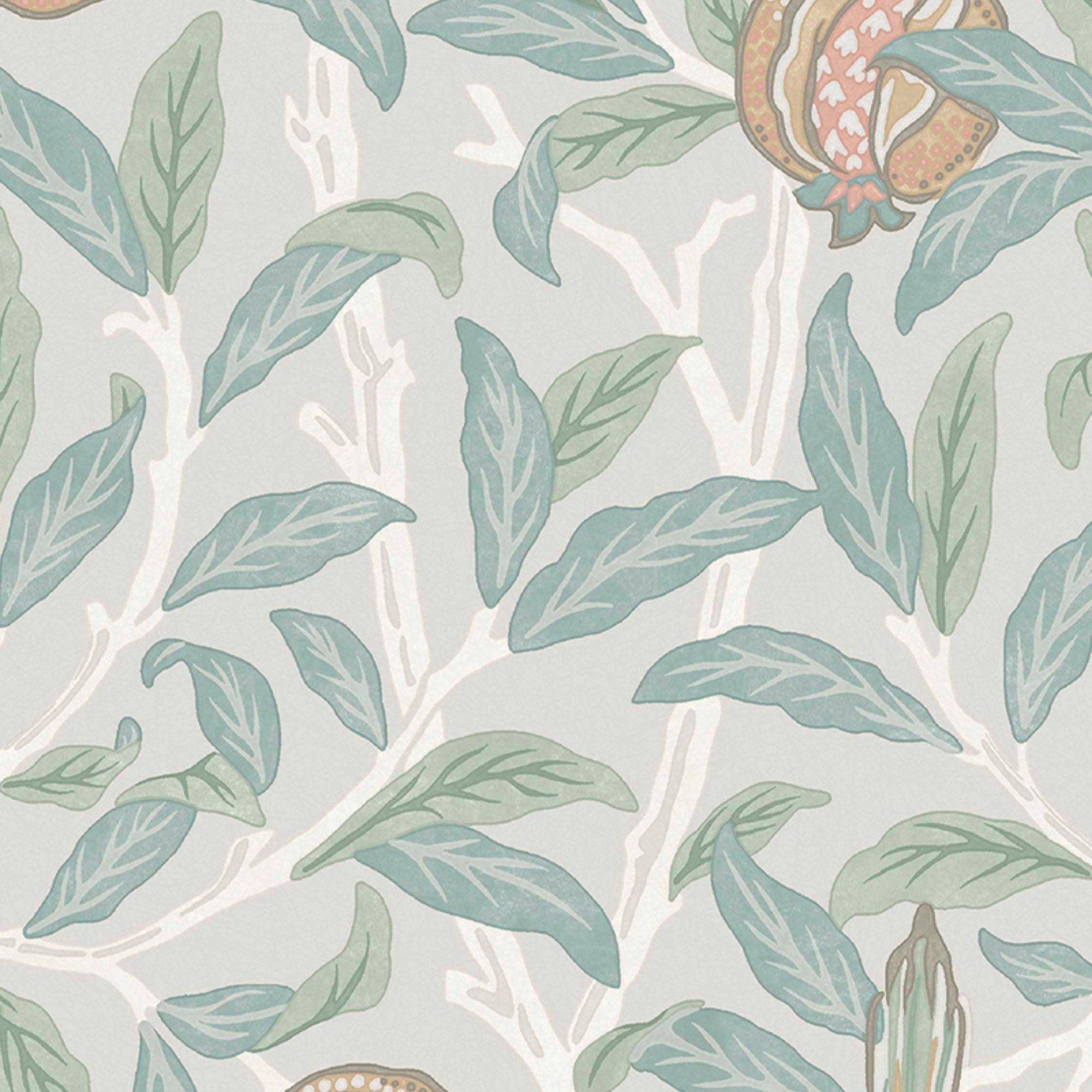 Duck Egg - William Morris at Home - William Morris at Home Bird & Pomegranate Duck Egg Wallpaper - 4