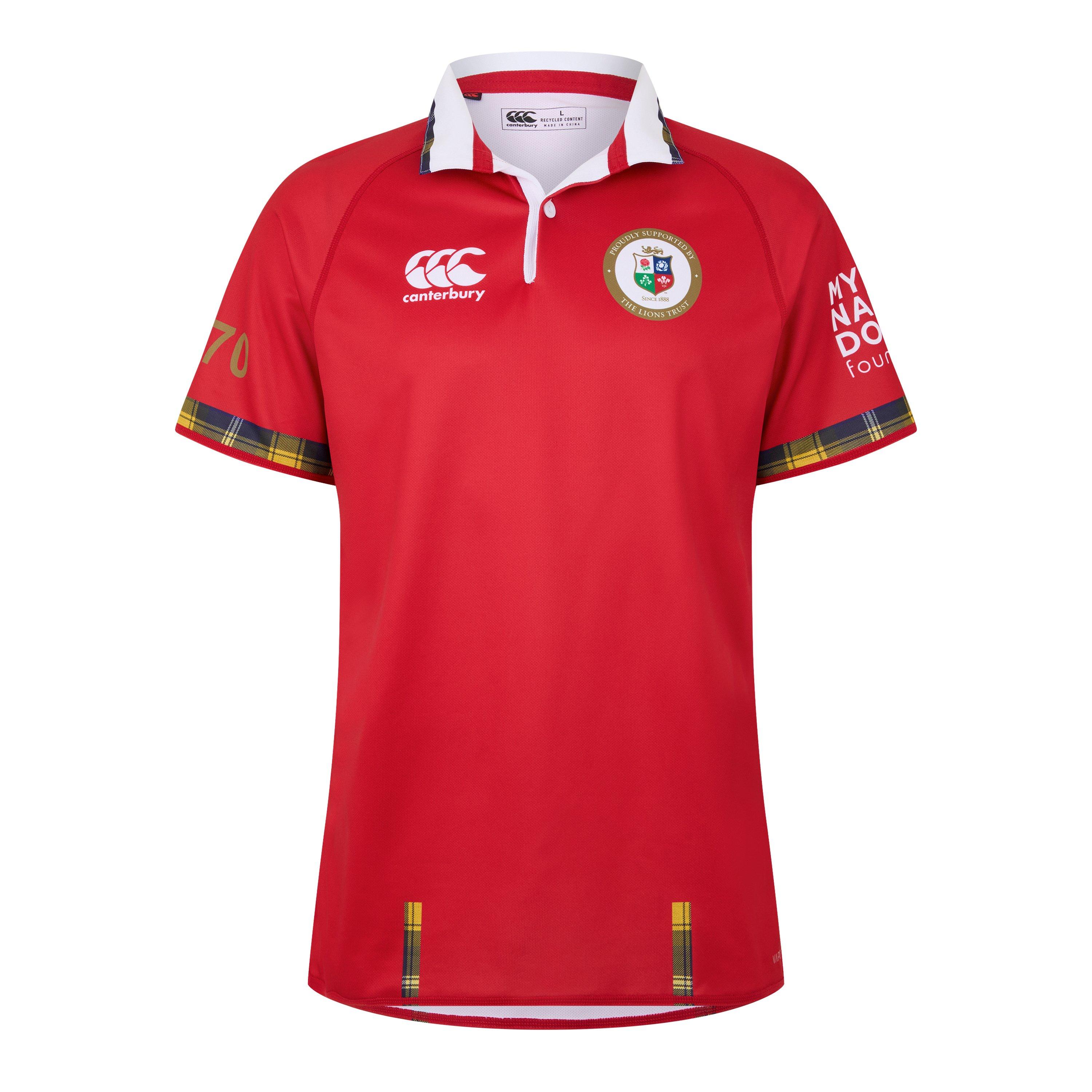 Red - Canterbury - British & Irish Lions Performance Shirt 2025 Mens - 1