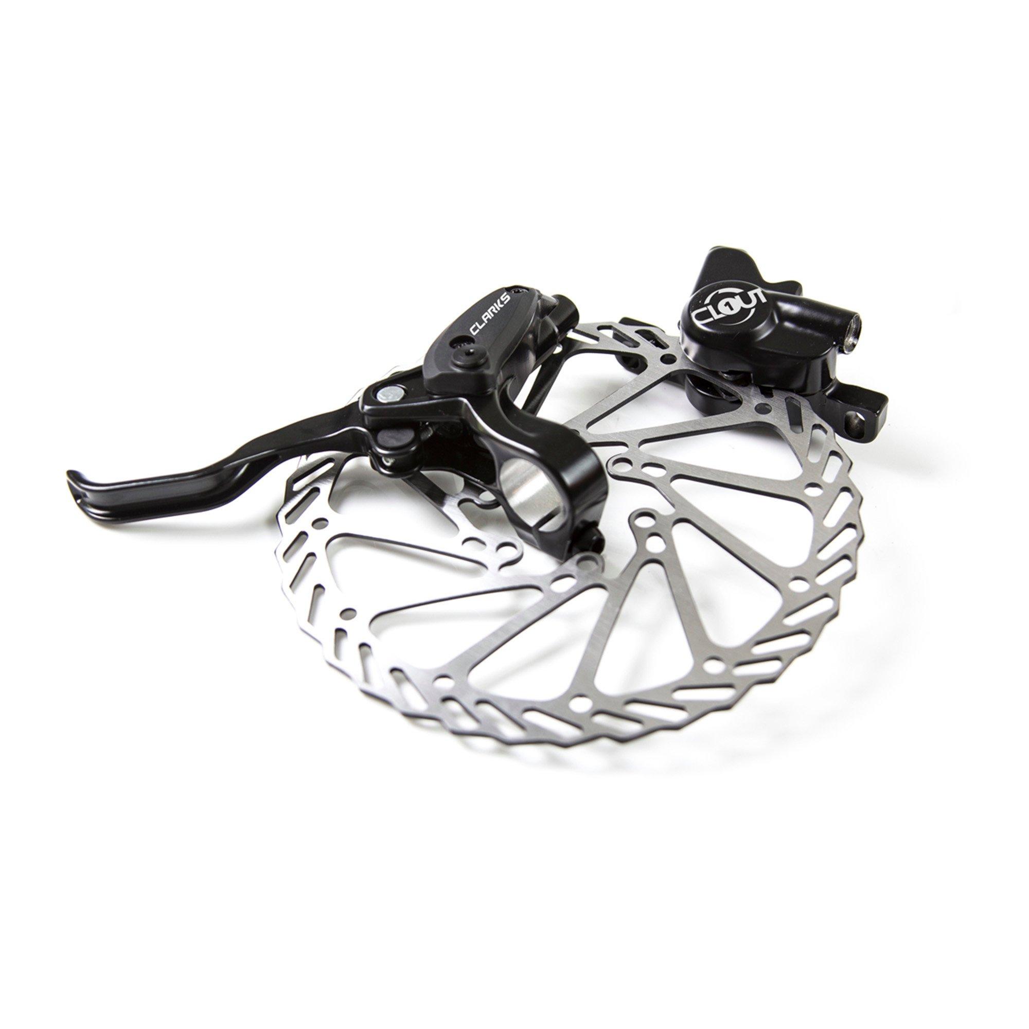 Clarks  Clout Two Piston Hydraulic Brakes F160/R160 - Black - NO SIZE