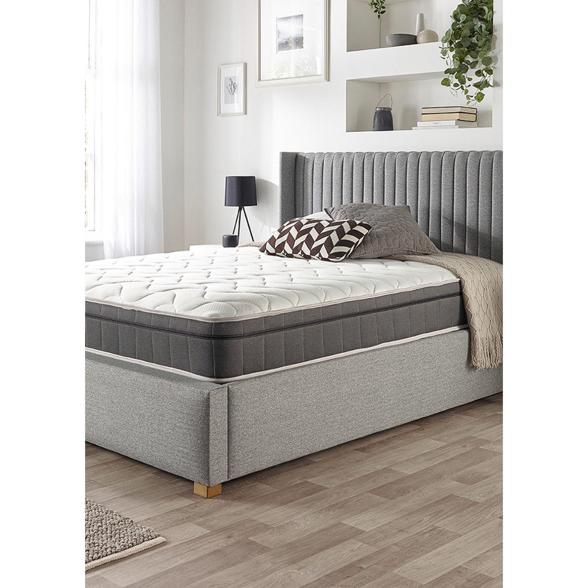 White - Aspire - 6000 Platinum Hybrid Memory Mattress - 1