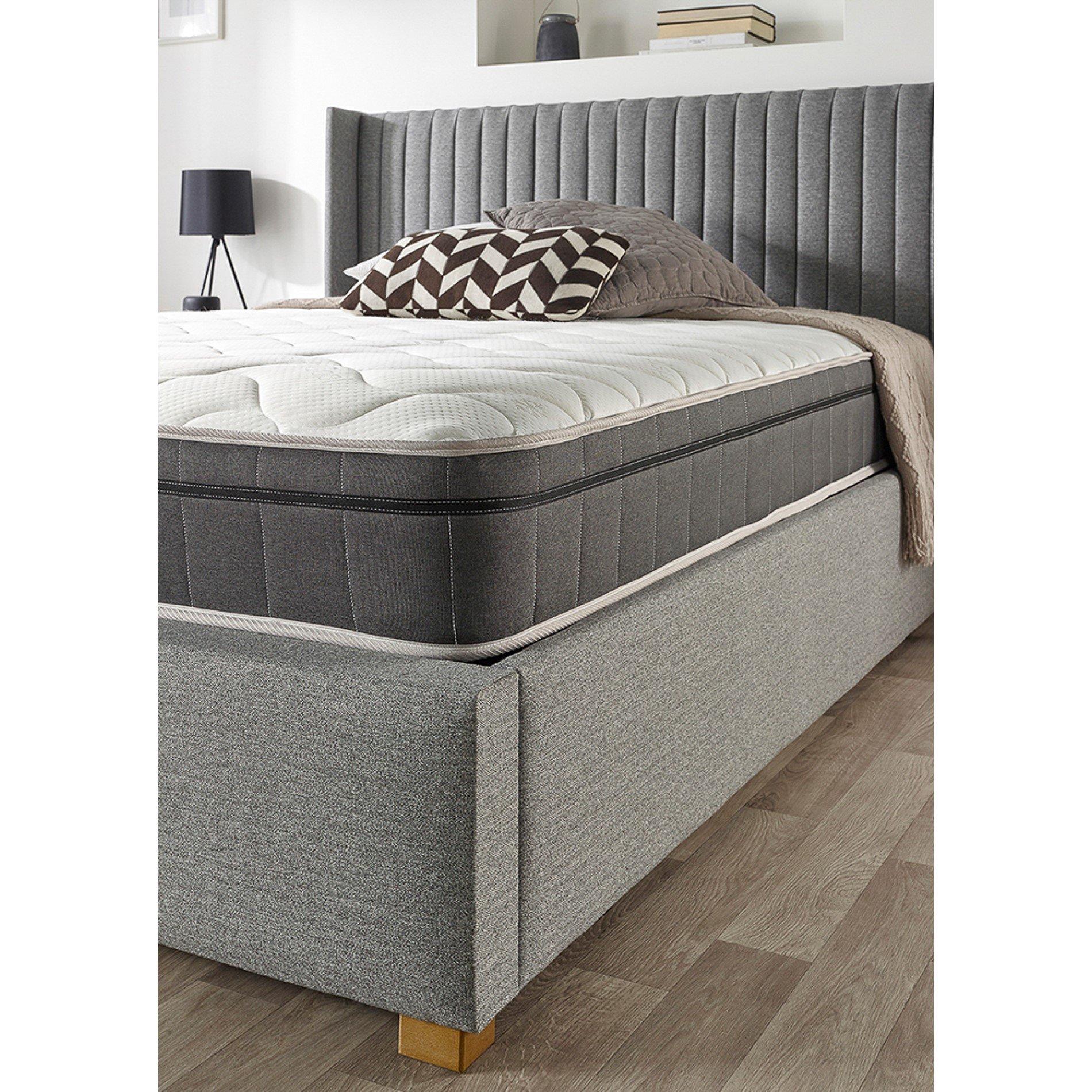 White - Aspire - 6000 Platinum Hybrid Memory Mattress - 2