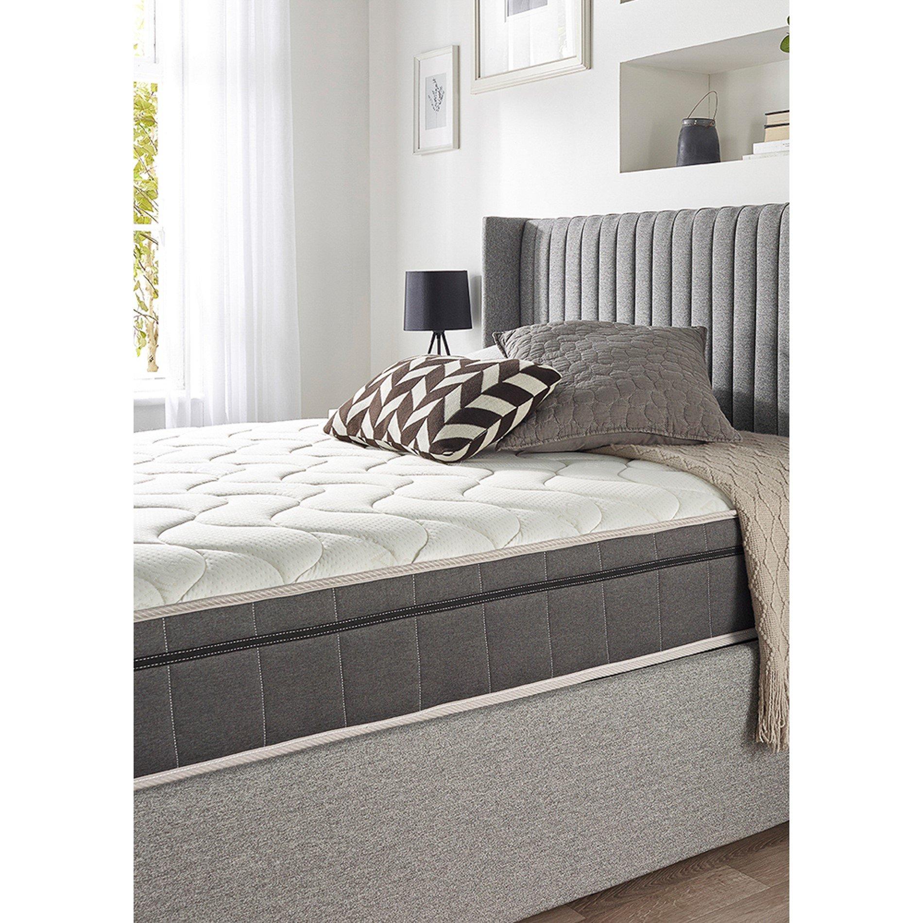 White - Aspire - 6000 Platinum Hybrid Memory Mattress - 3