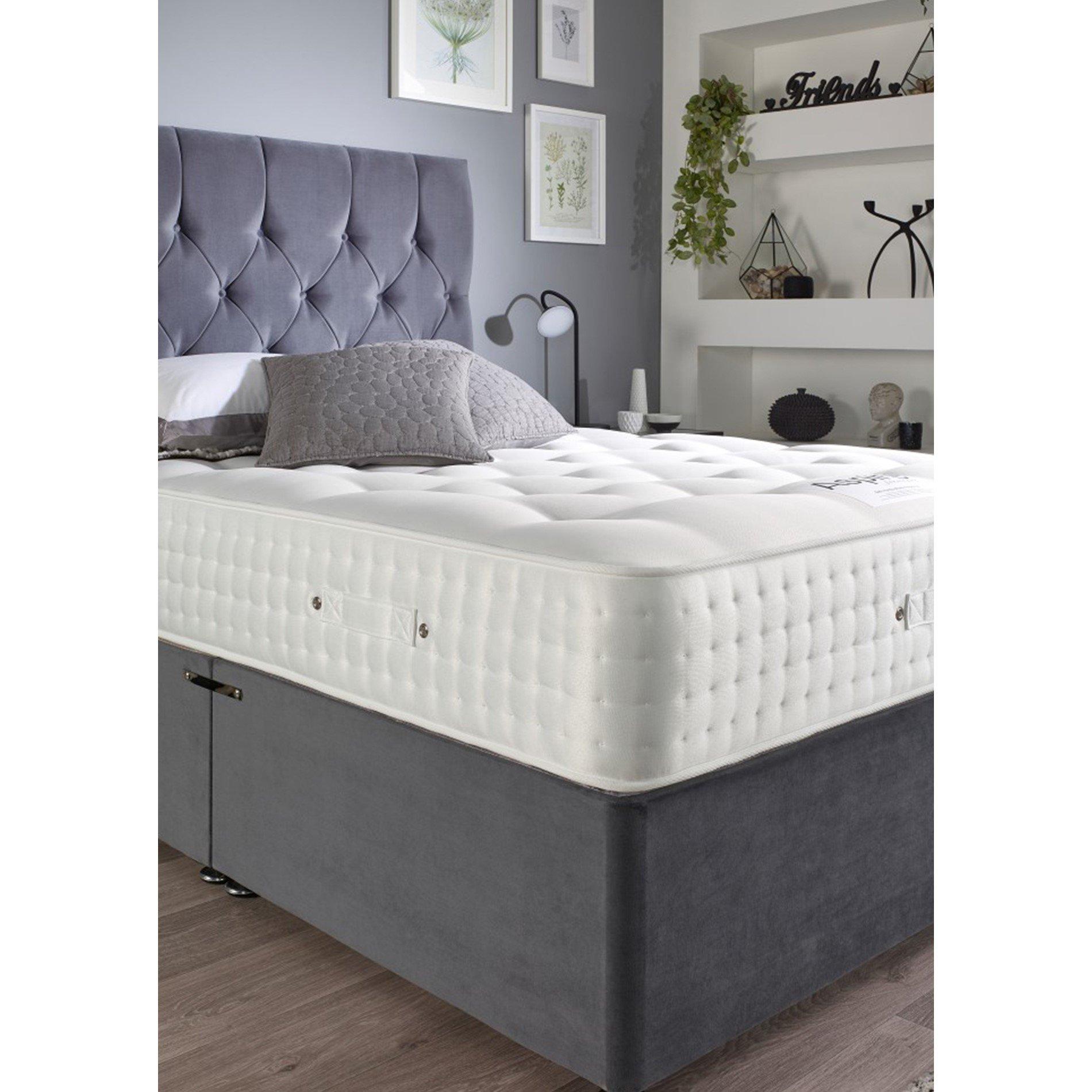 Grey - Aspire - Atlantic Bed Frame in Grey - 4