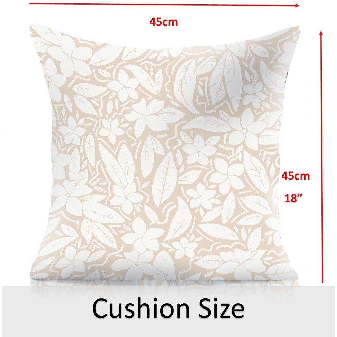 Cream - Alan Symonds - Blossom Outdoor Cushion Cover and Filler Pad - 2