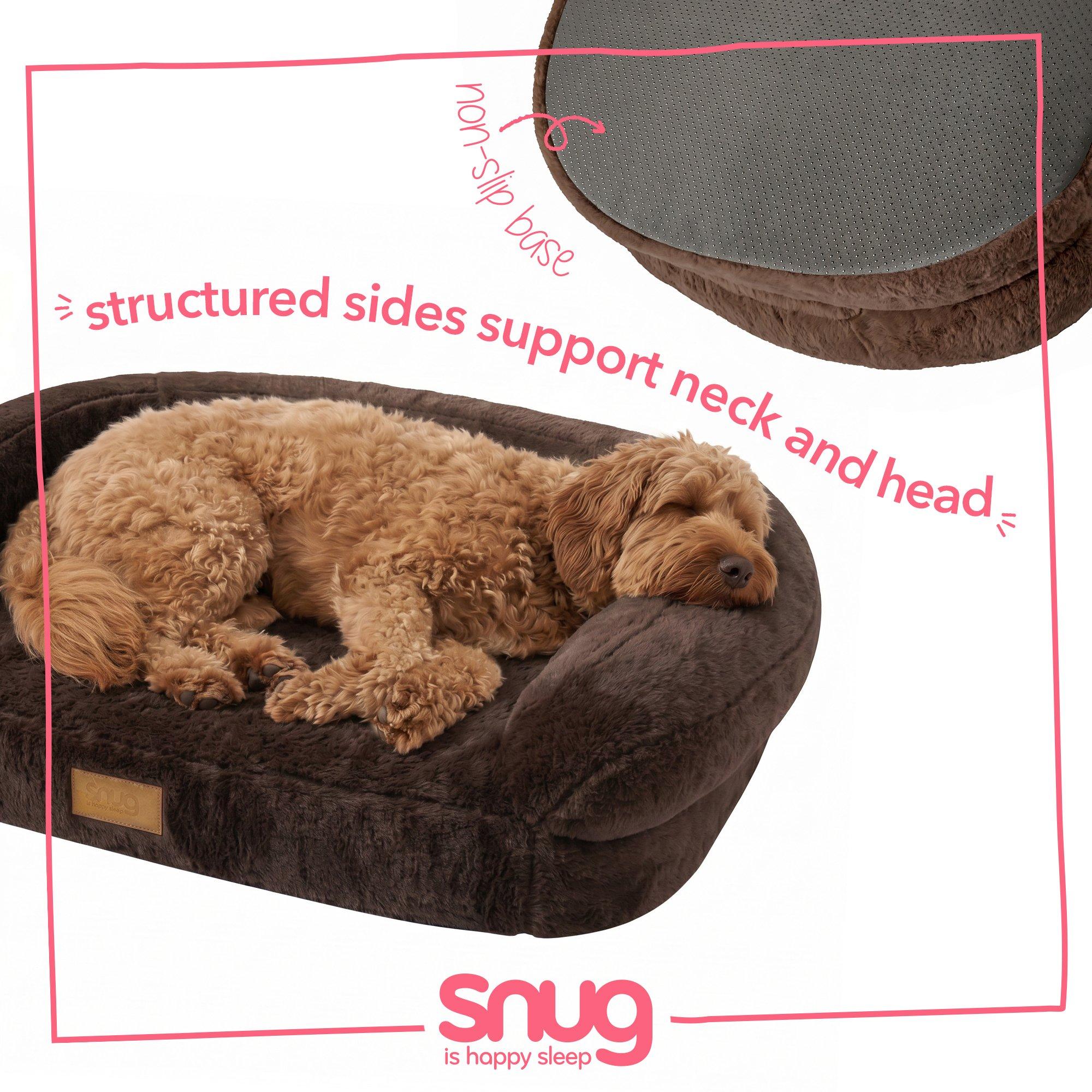 Brown - Snug - Comfy Orthopaedic Pet Bed - 4