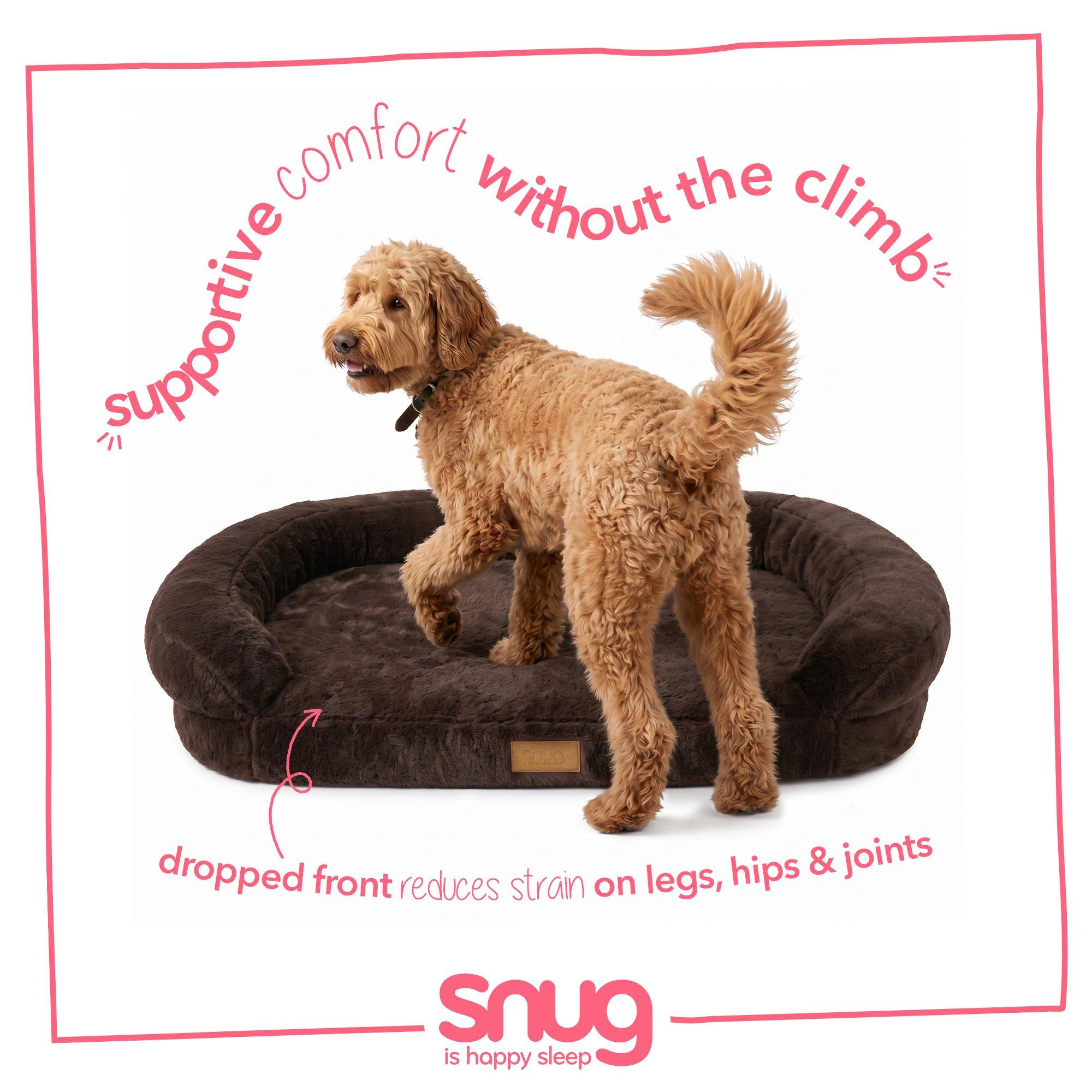 Brown - Snug - Comfy Orthopaedic Pet Bed - 6
