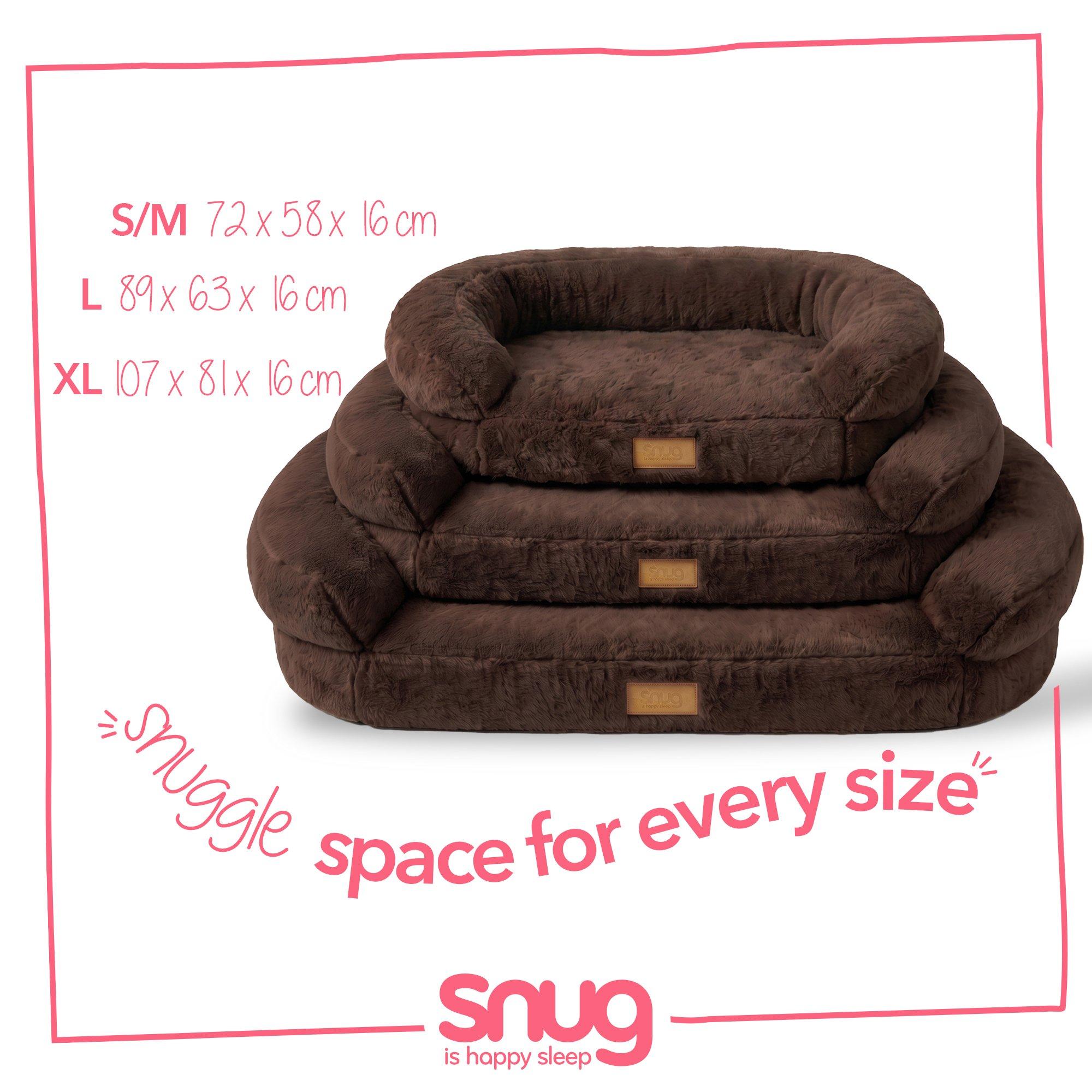 Brown - Snug - Comfy Orthopaedic Pet Bed - 7