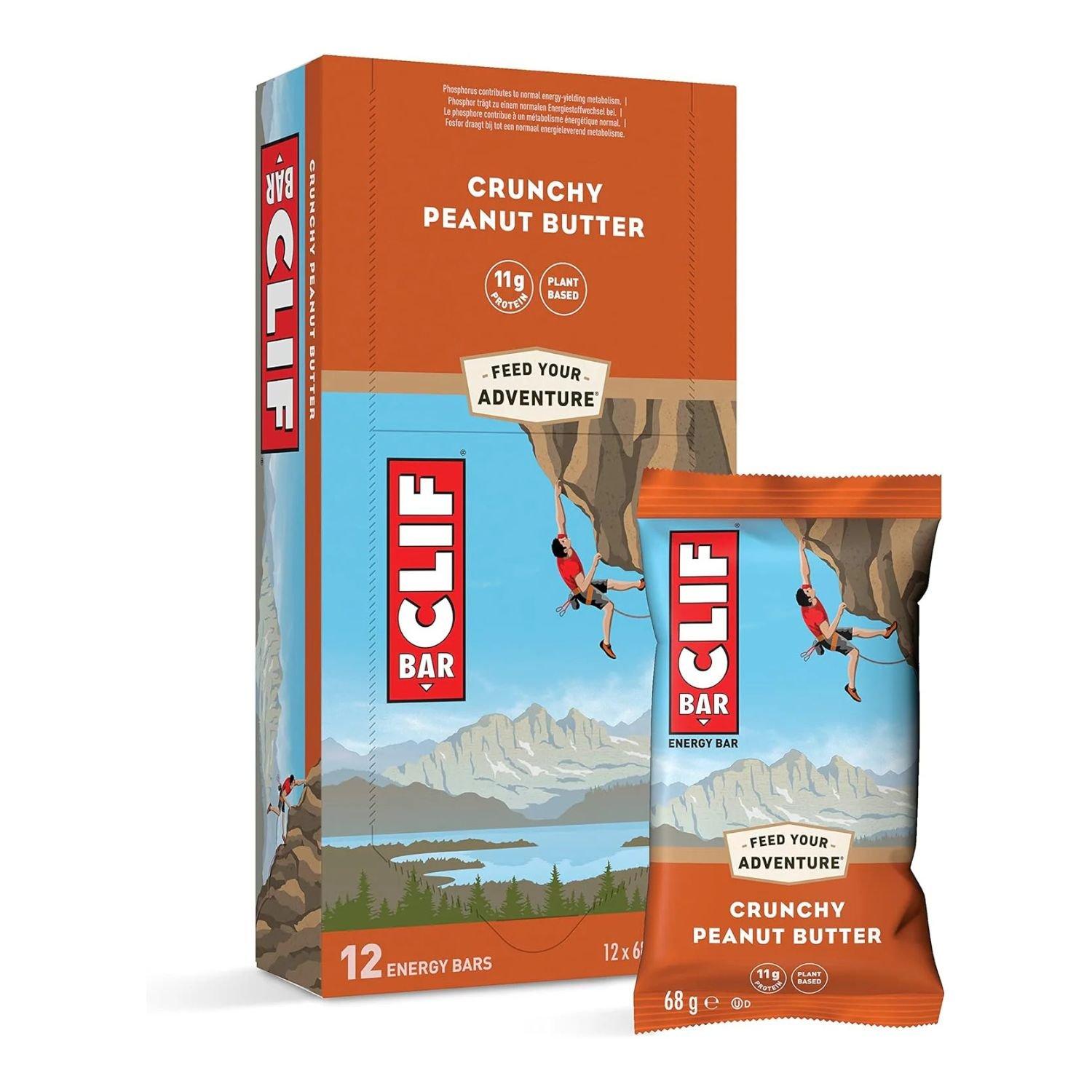 Clif Vegan Energy Bars (12 x 68g Bars)