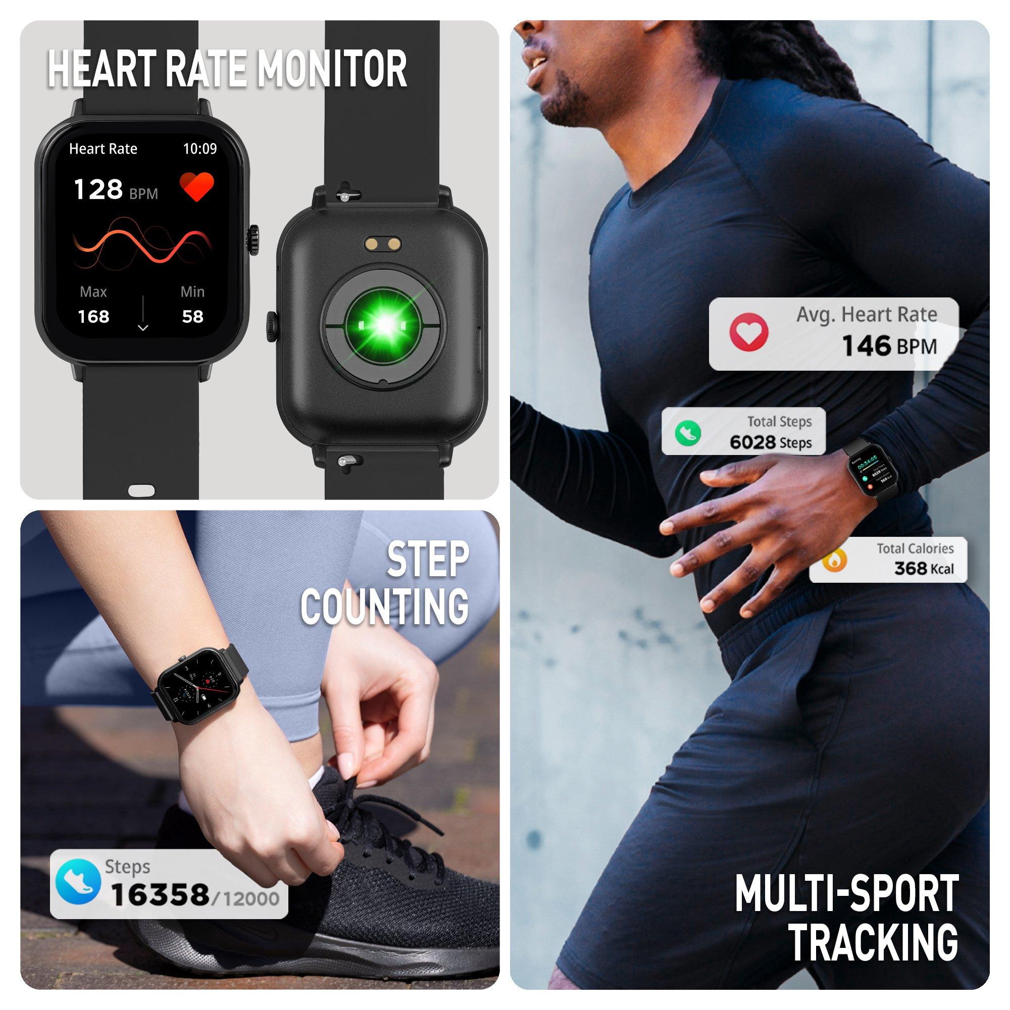 Black - Reflex Active - Reflex Active Nexus Calling Smart Watch Set - 2