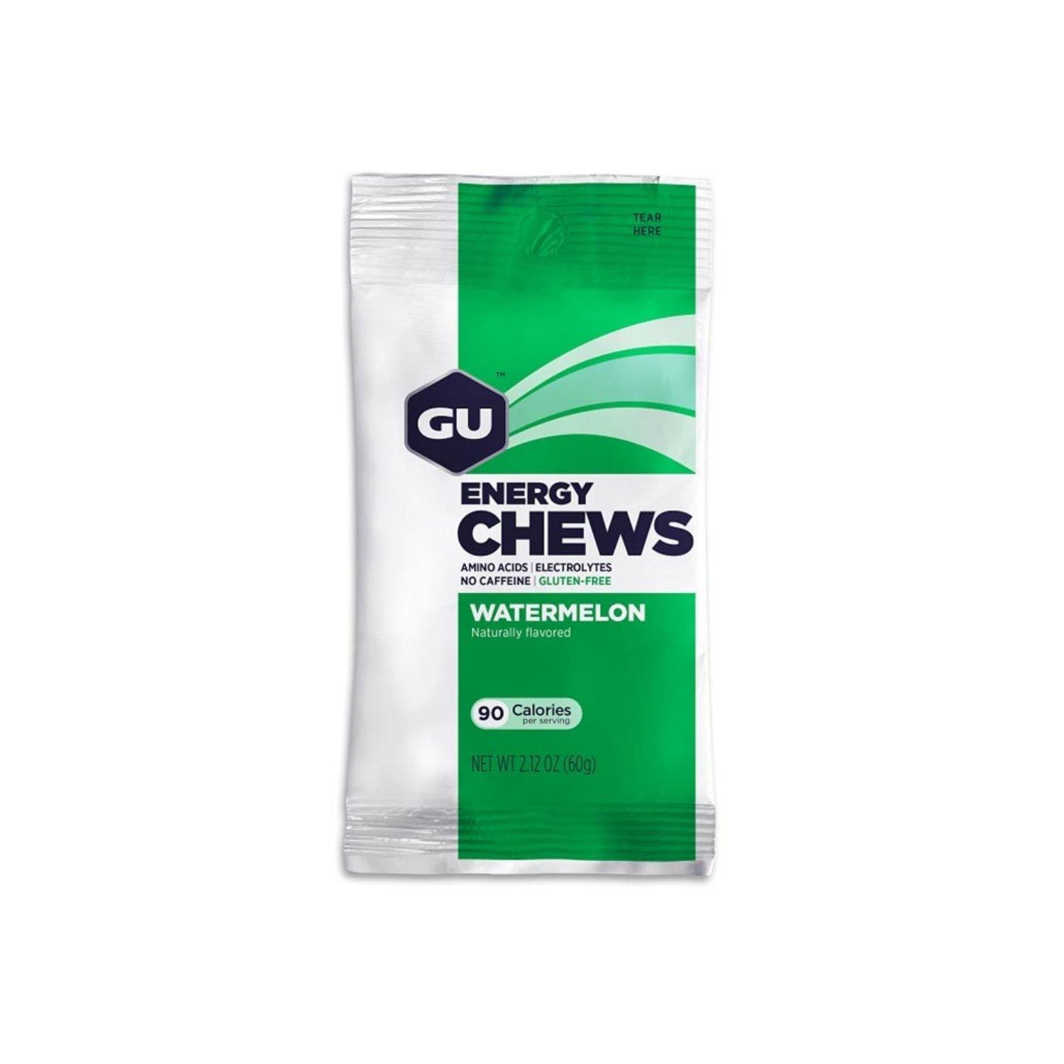 Watermelon - GU - Gu Chews - Box (12 x 60g packs)