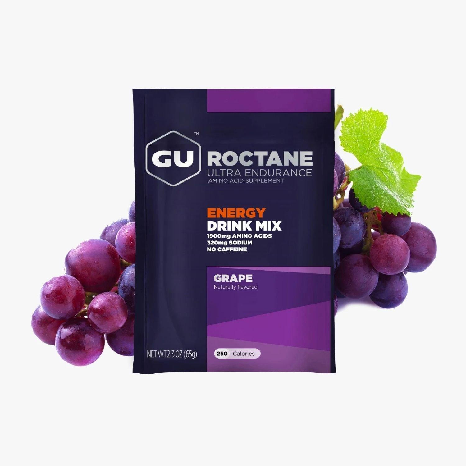 Grape - GU - GU Roctane Energy Drink Mix - Box of 10 Serve Sing