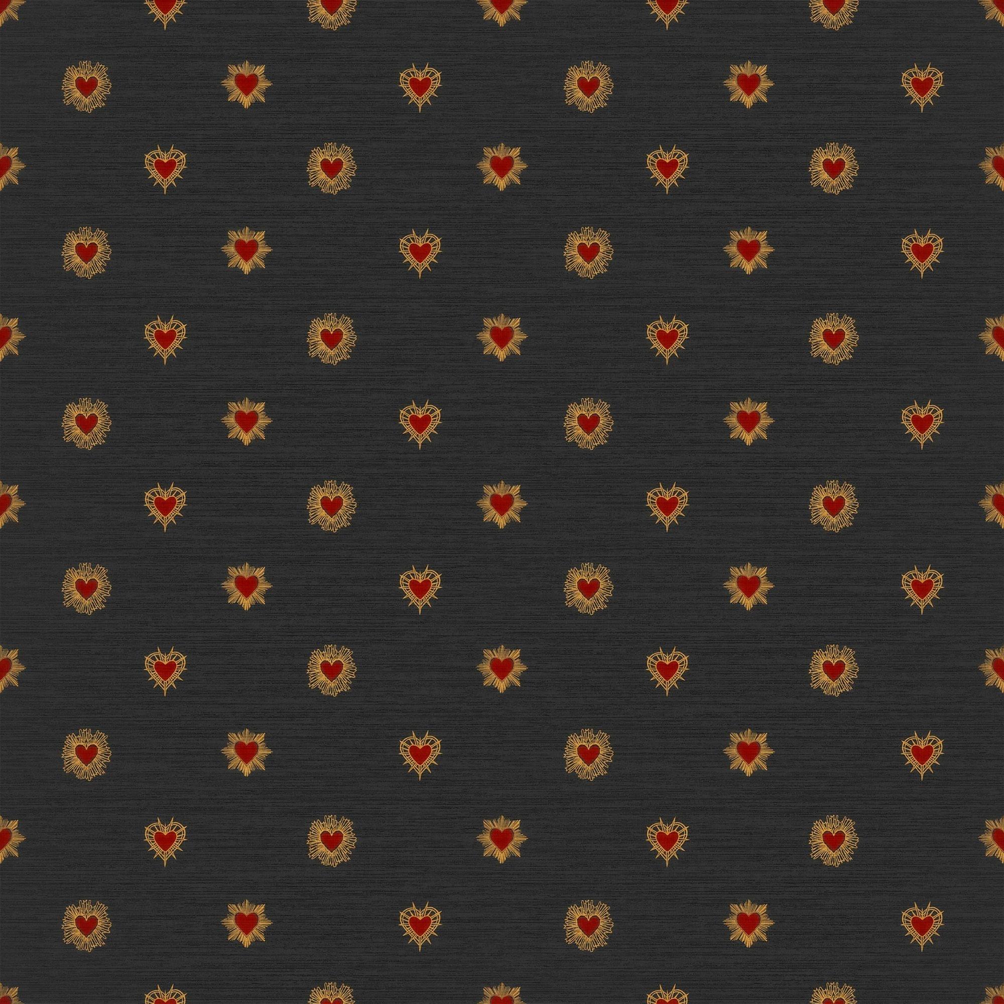 Sacred Hearts Golden Hour Red Wallpaper
